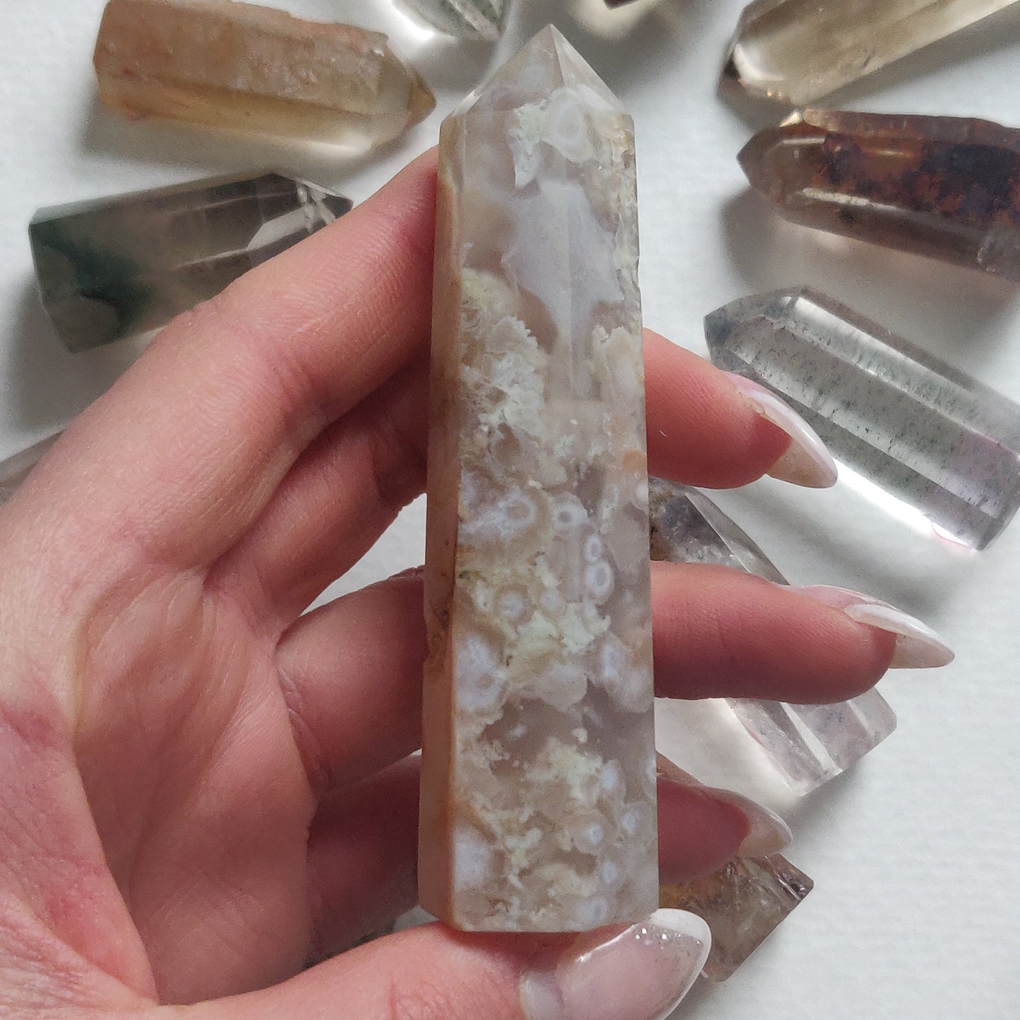 Flower Agate Tower (#16) - Simply Affinity