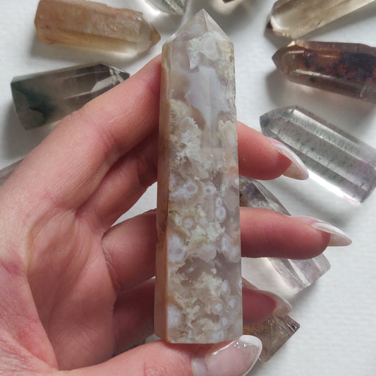 Flower Agate Tower (#16) - Simply Affinity