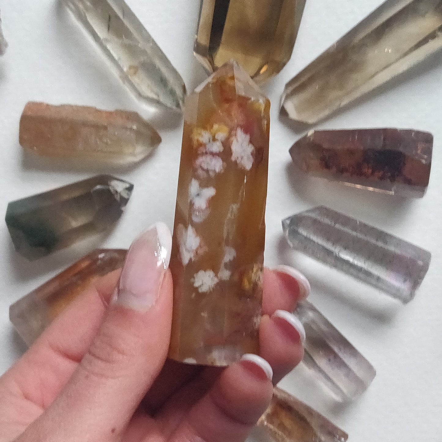 Flower Agate Tower (#17) - Simply Affinity