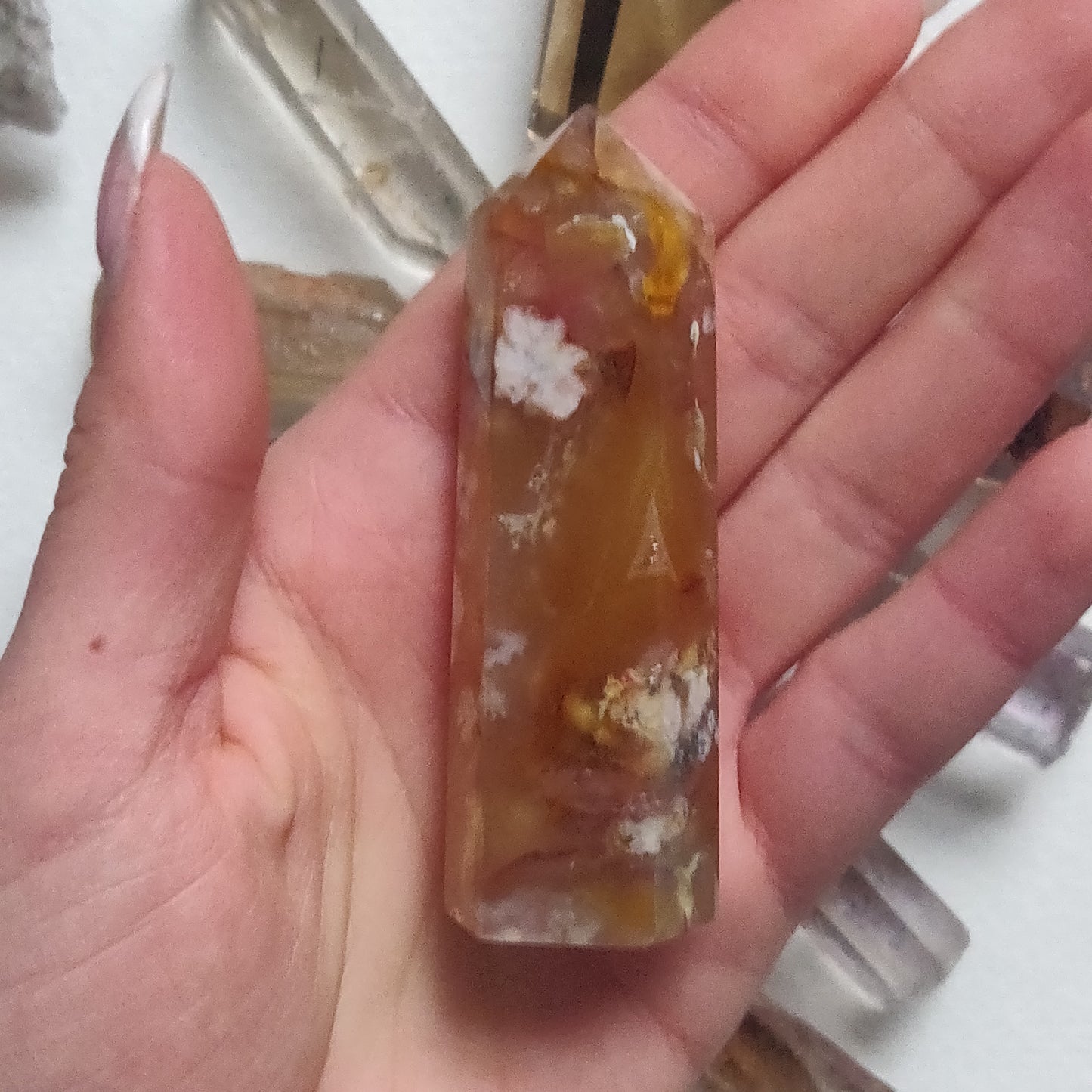 Flower Agate Tower (#17) - Simply Affinity