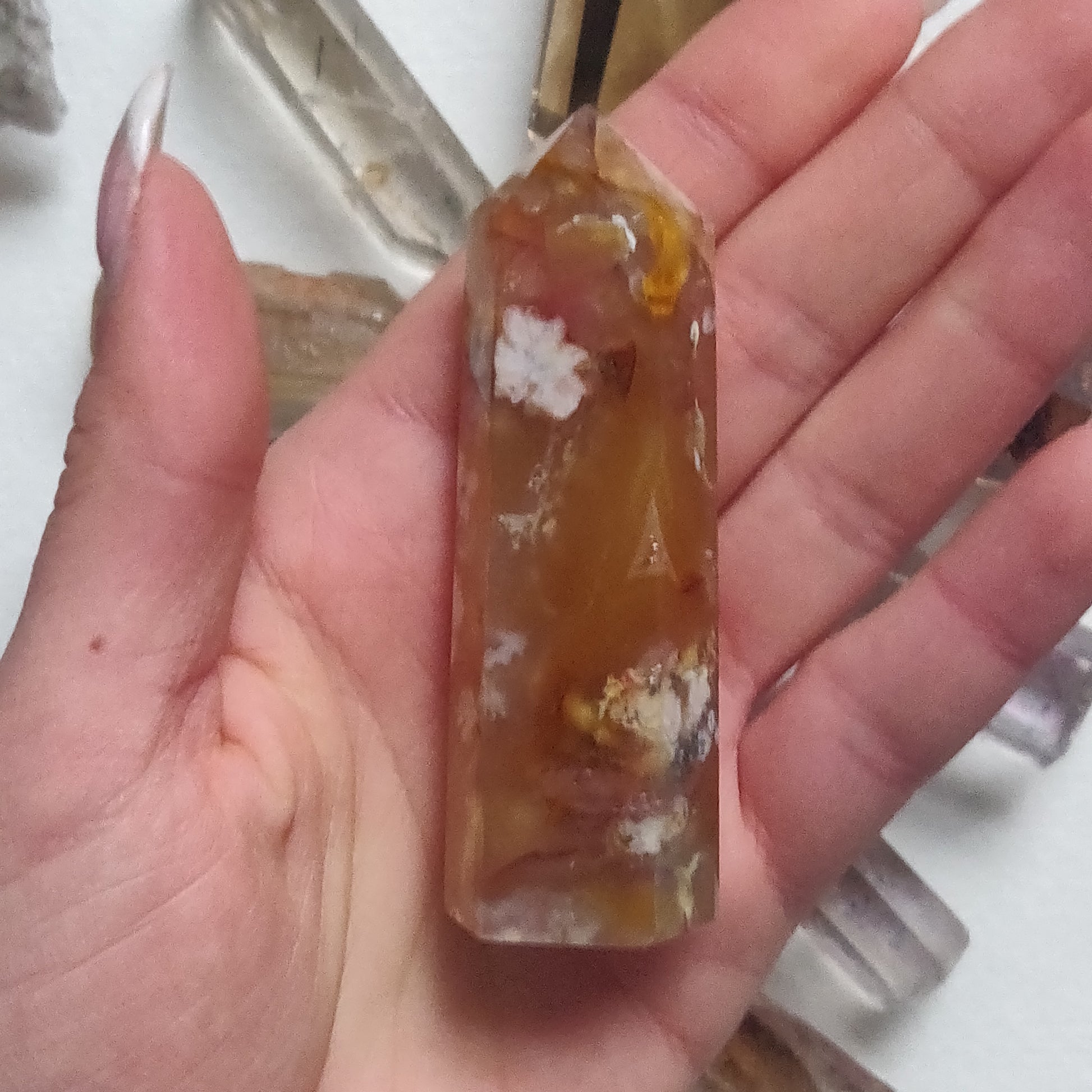 Flower Agate Tower (#17) - Simply Affinity