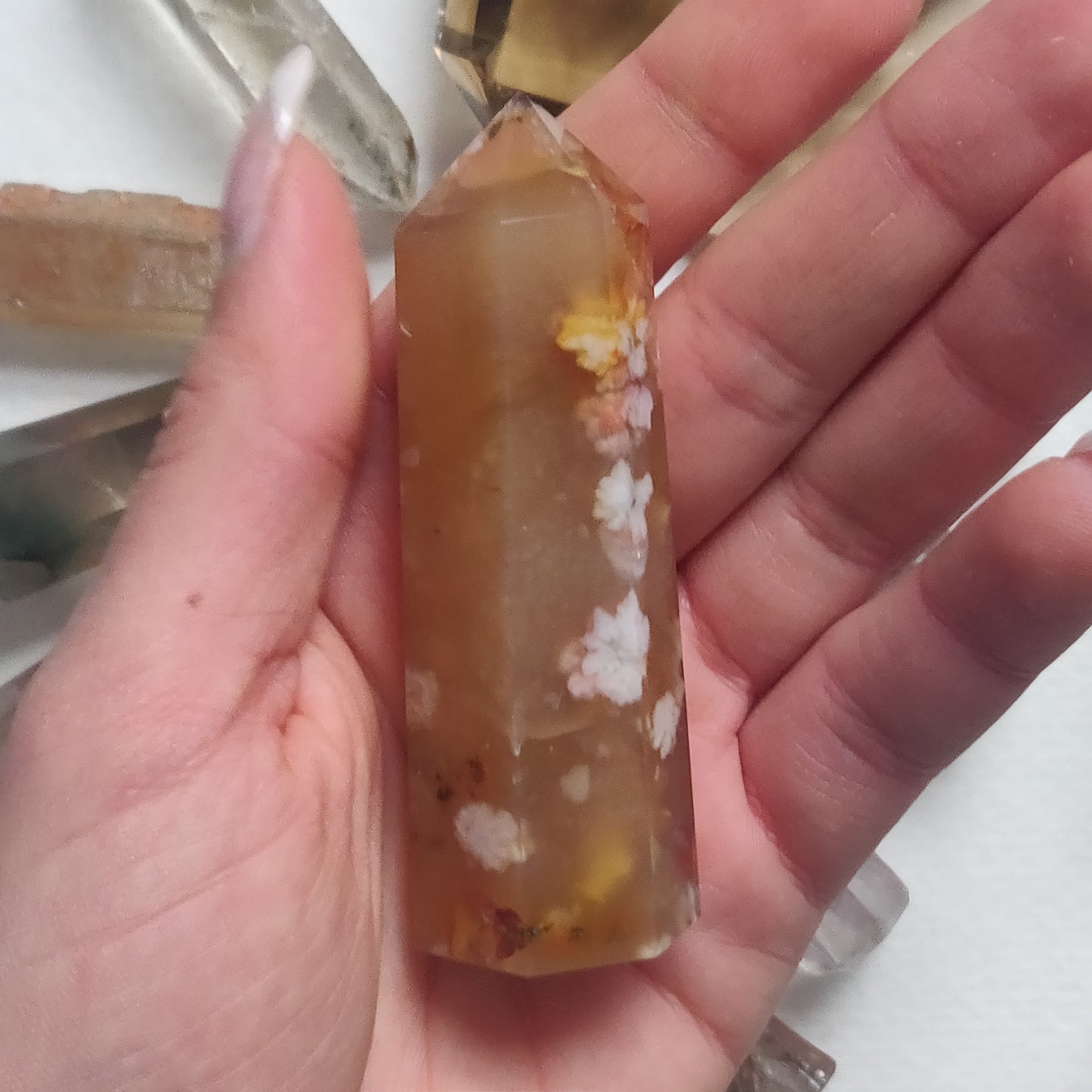 Flower Agate Tower (#17) - Simply Affinity