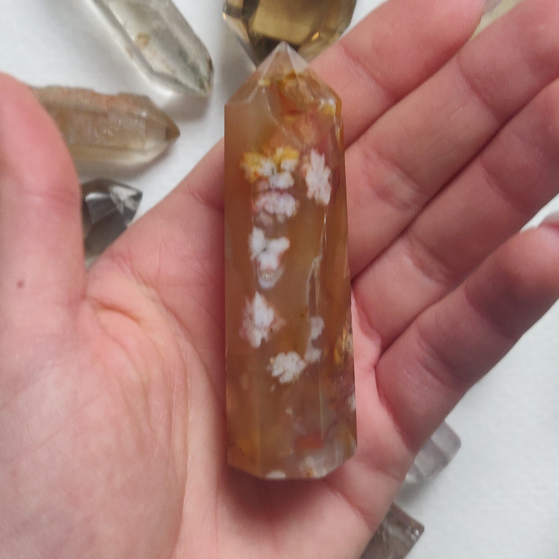 Flower Agate Tower (#17) - Simply Affinity