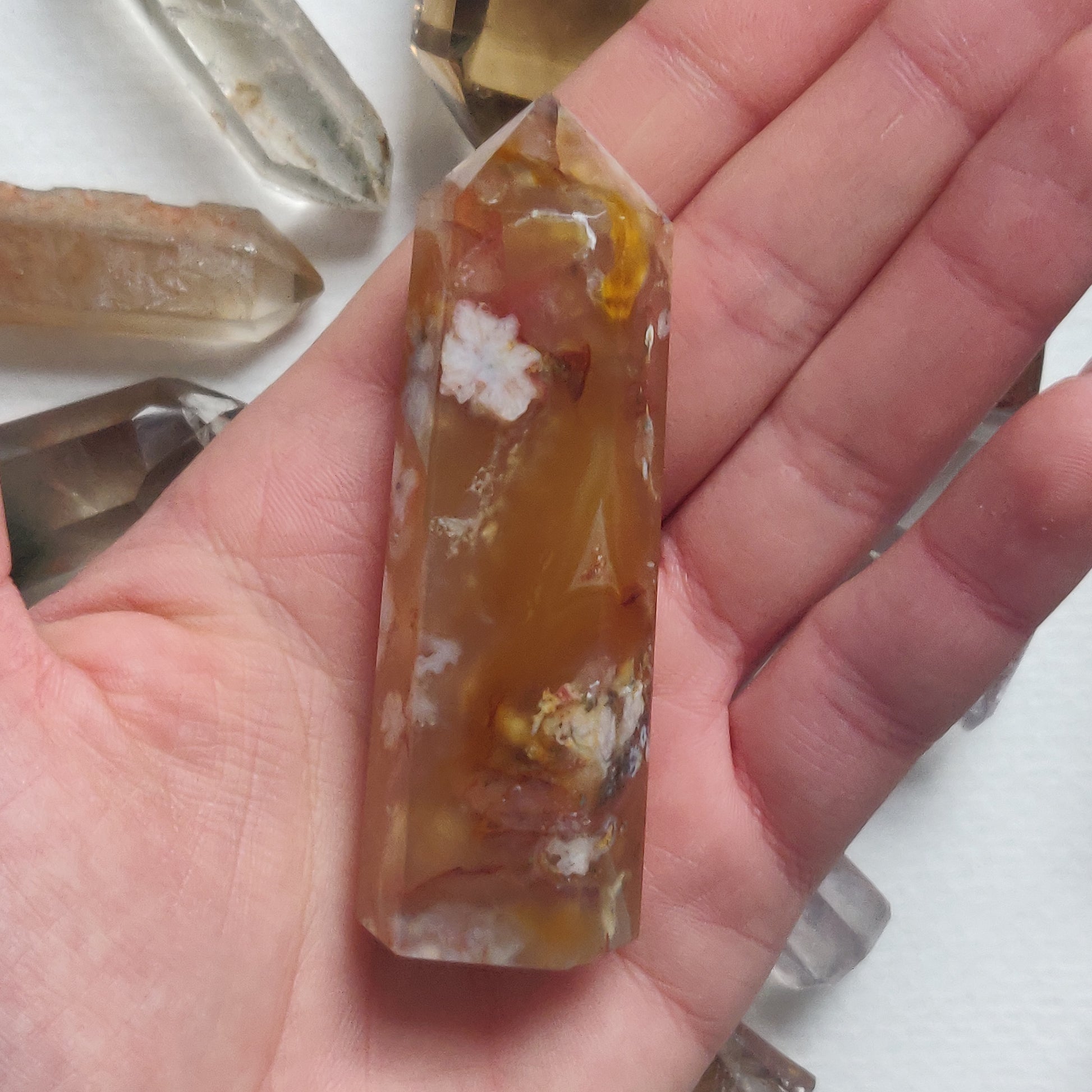 Flower Agate Tower (#17) - Simply Affinity