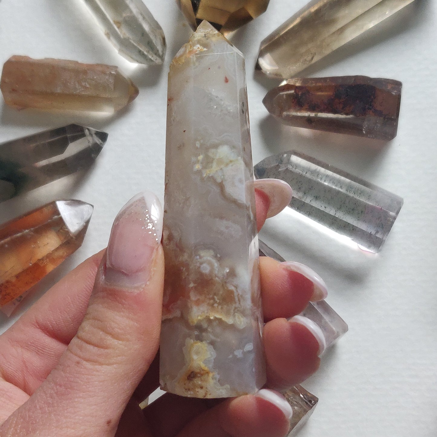 Flower Agate Tower (#18) - Simply Affinity
