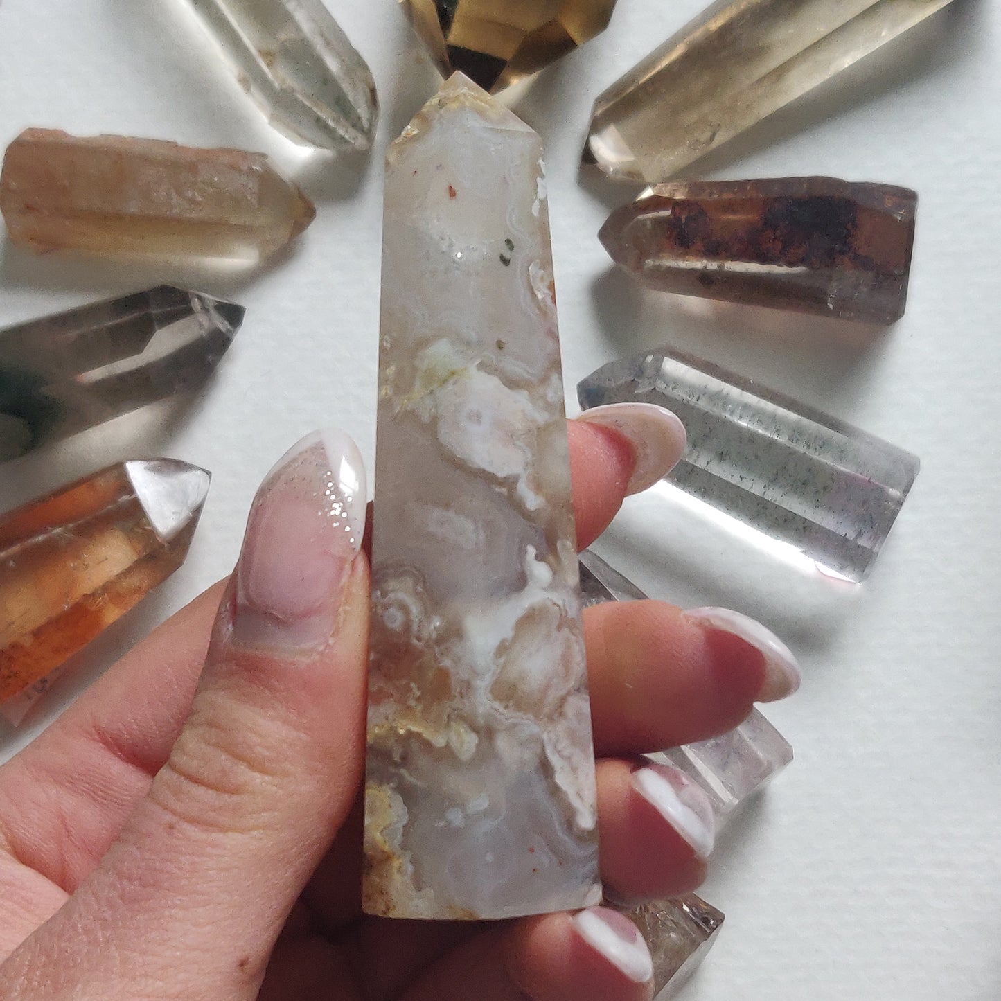 Flower Agate Tower (#18) - Simply Affinity