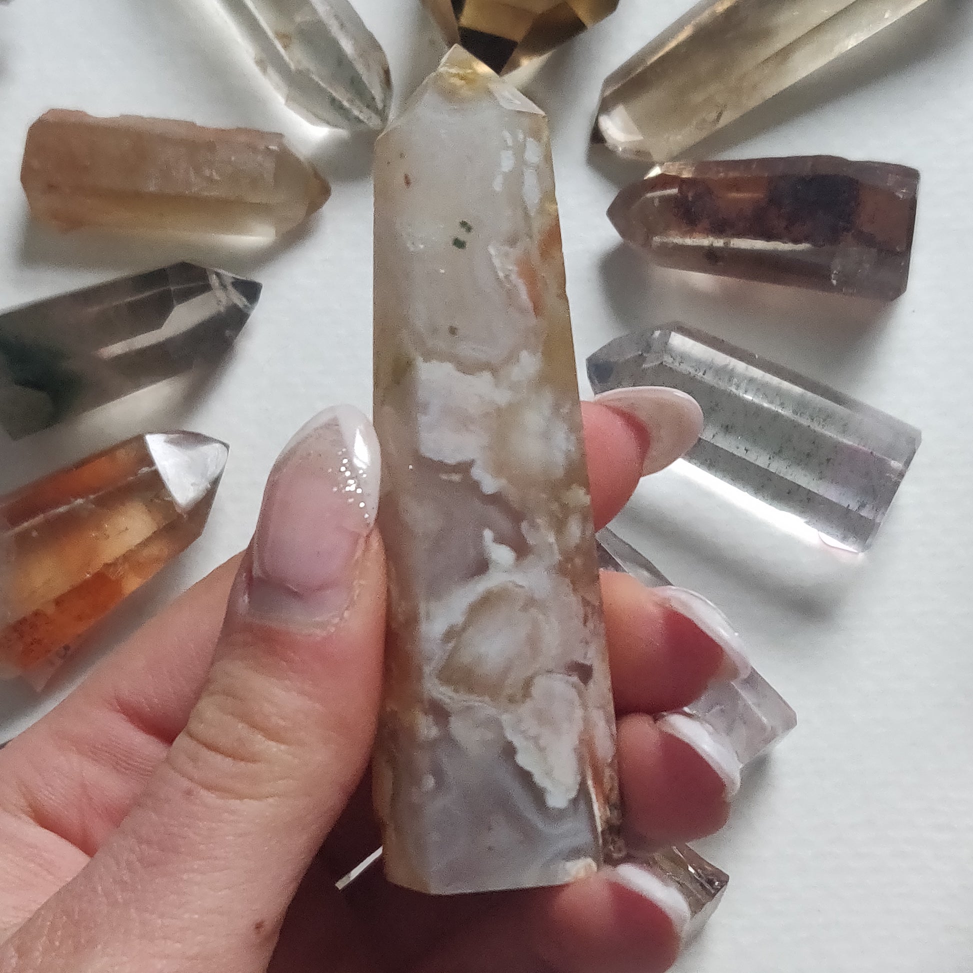 Flower Agate Tower (#18) - Simply Affinity