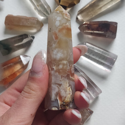 Flower Agate Tower (#18) - Simply Affinity