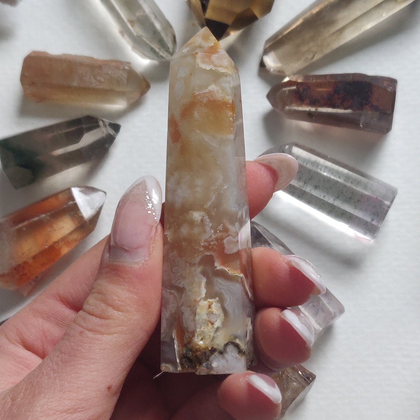 Flower Agate Tower (#18) - Simply Affinity