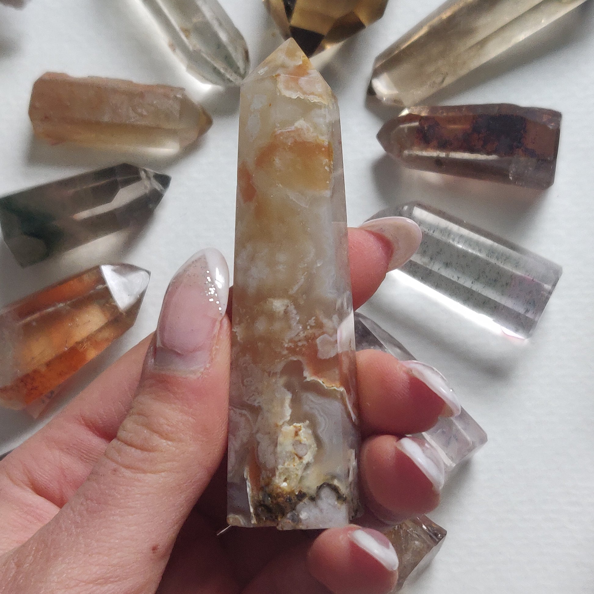 Flower Agate Tower (#18) - Simply Affinity