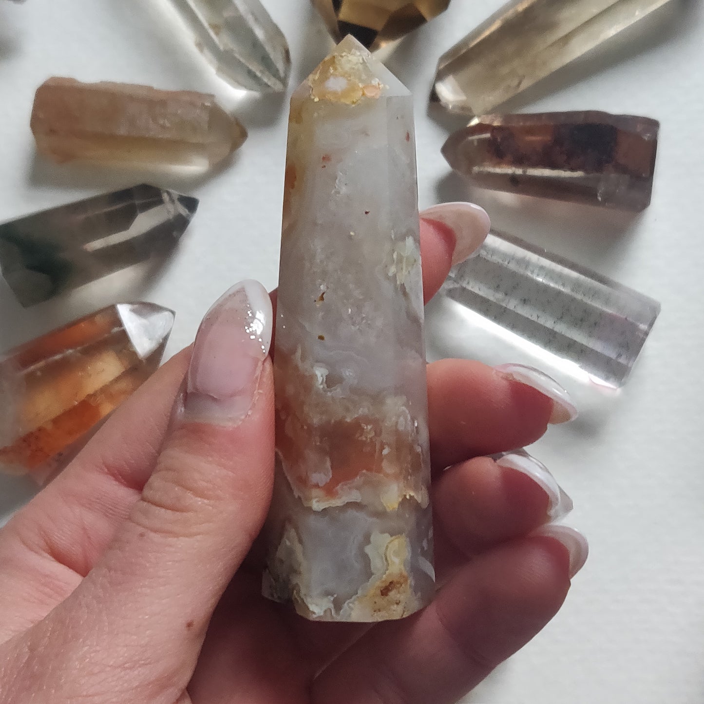 Flower Agate Tower (#18) - Simply Affinity