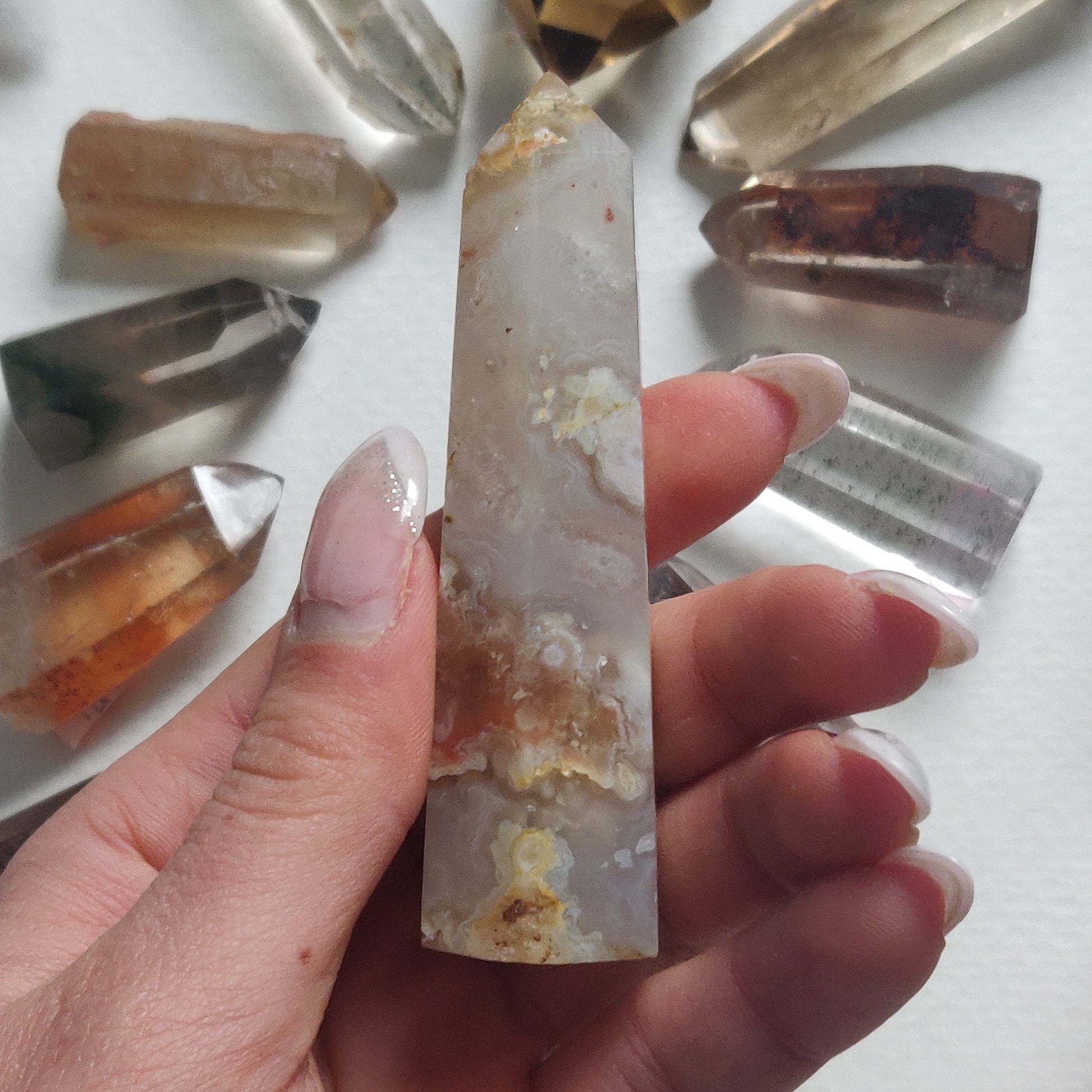 Flower Agate Tower (#18) - Simply Affinity
