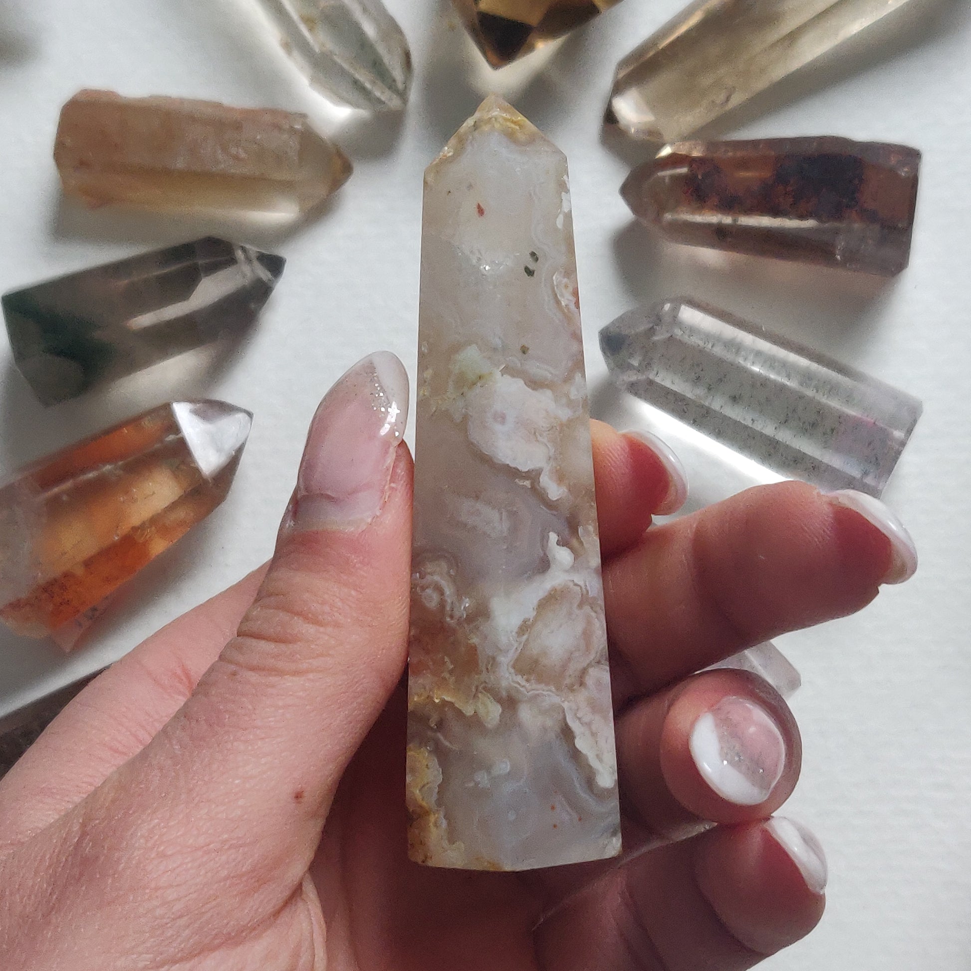 Flower Agate Tower (#18) - Simply Affinity