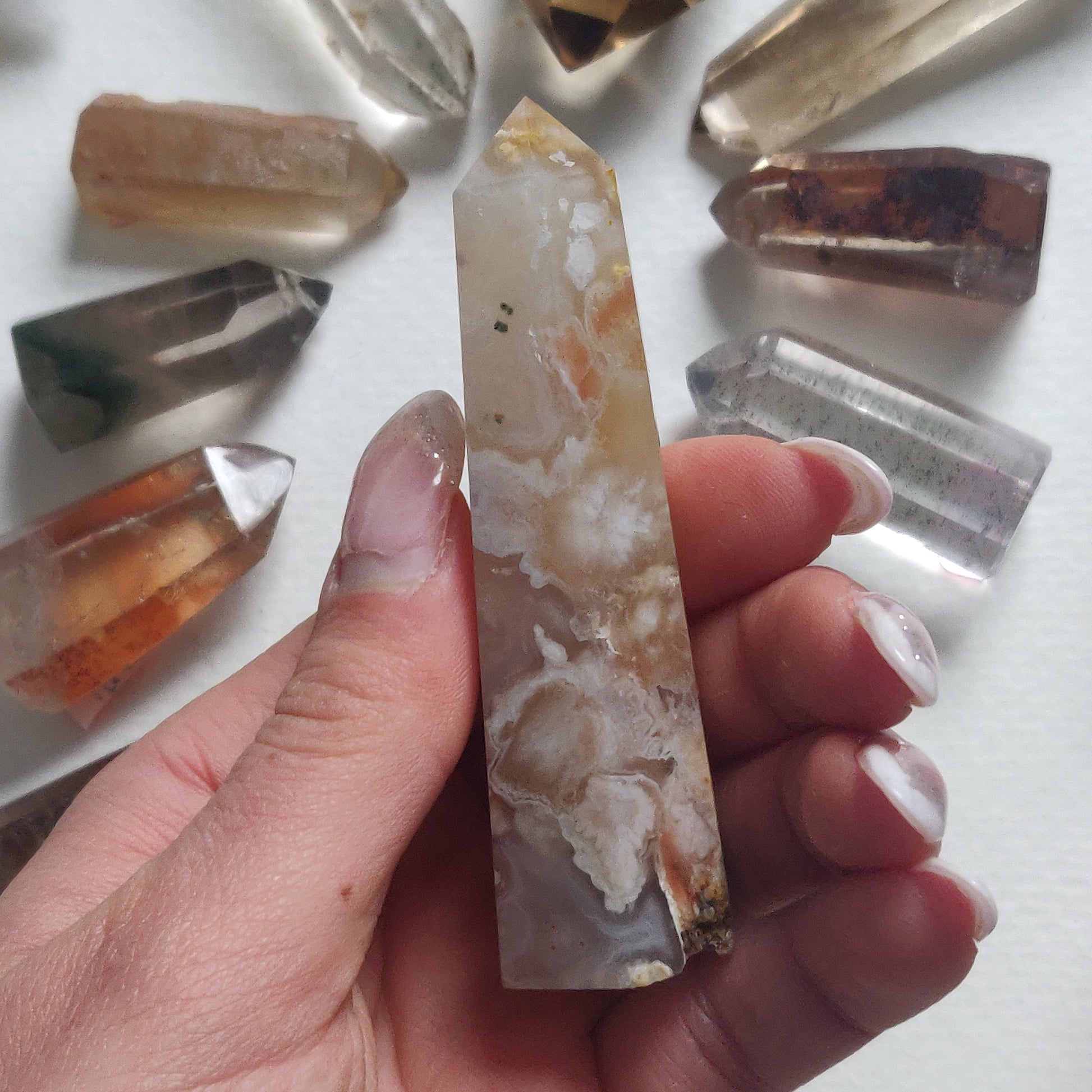 Flower Agate Tower (#18) - Simply Affinity