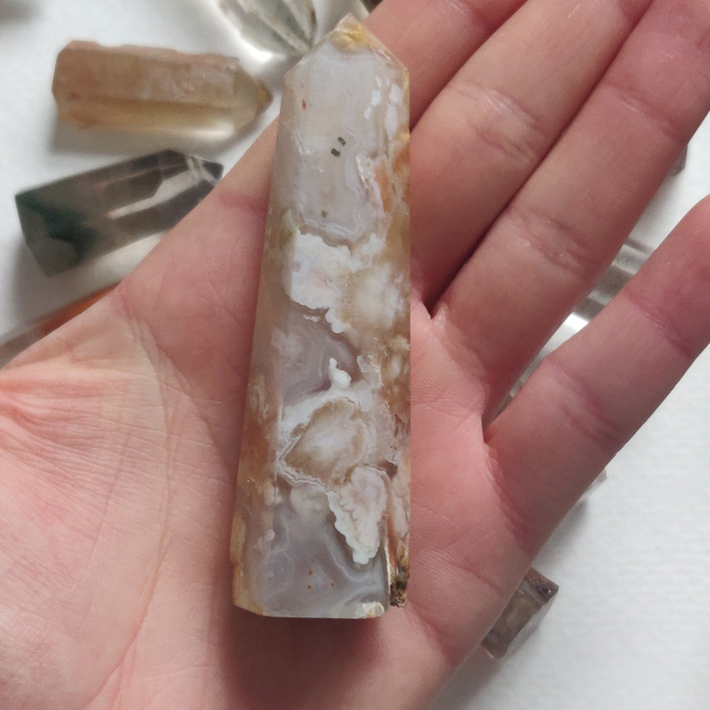Flower Agate Tower (#18) - Simply Affinity