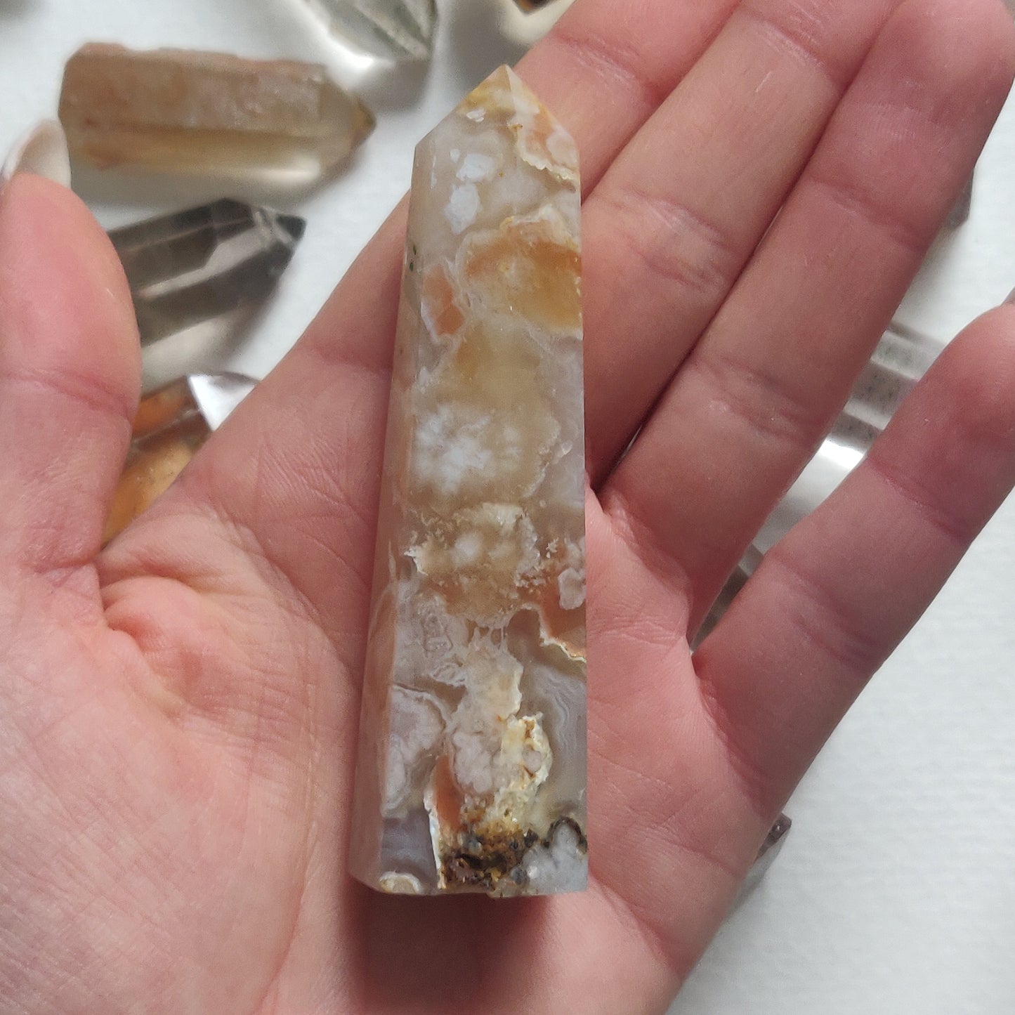 Flower Agate Tower (#18) - Simply Affinity