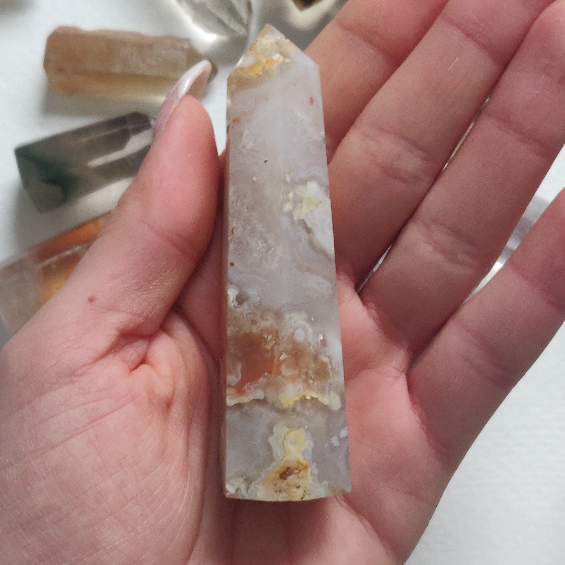 Flower Agate Tower (#18) - Simply Affinity