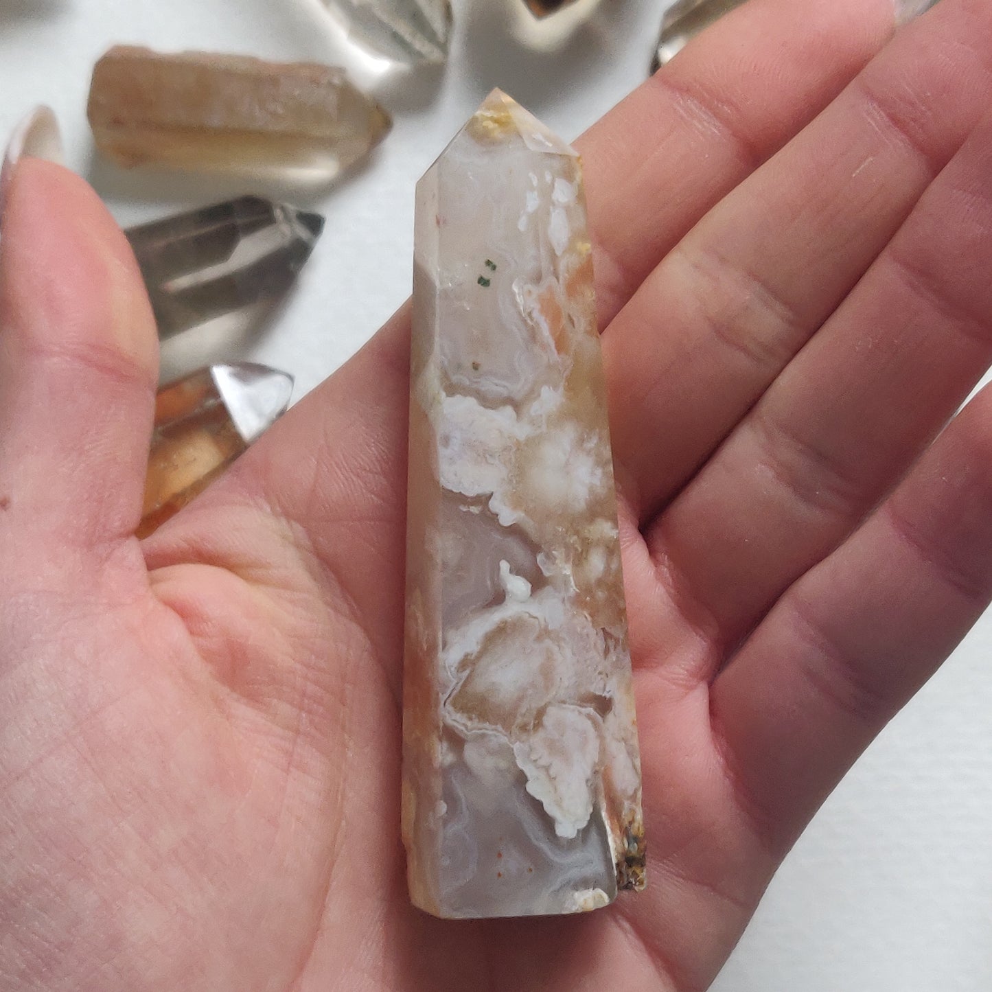 Flower Agate Tower (#18) - Simply Affinity