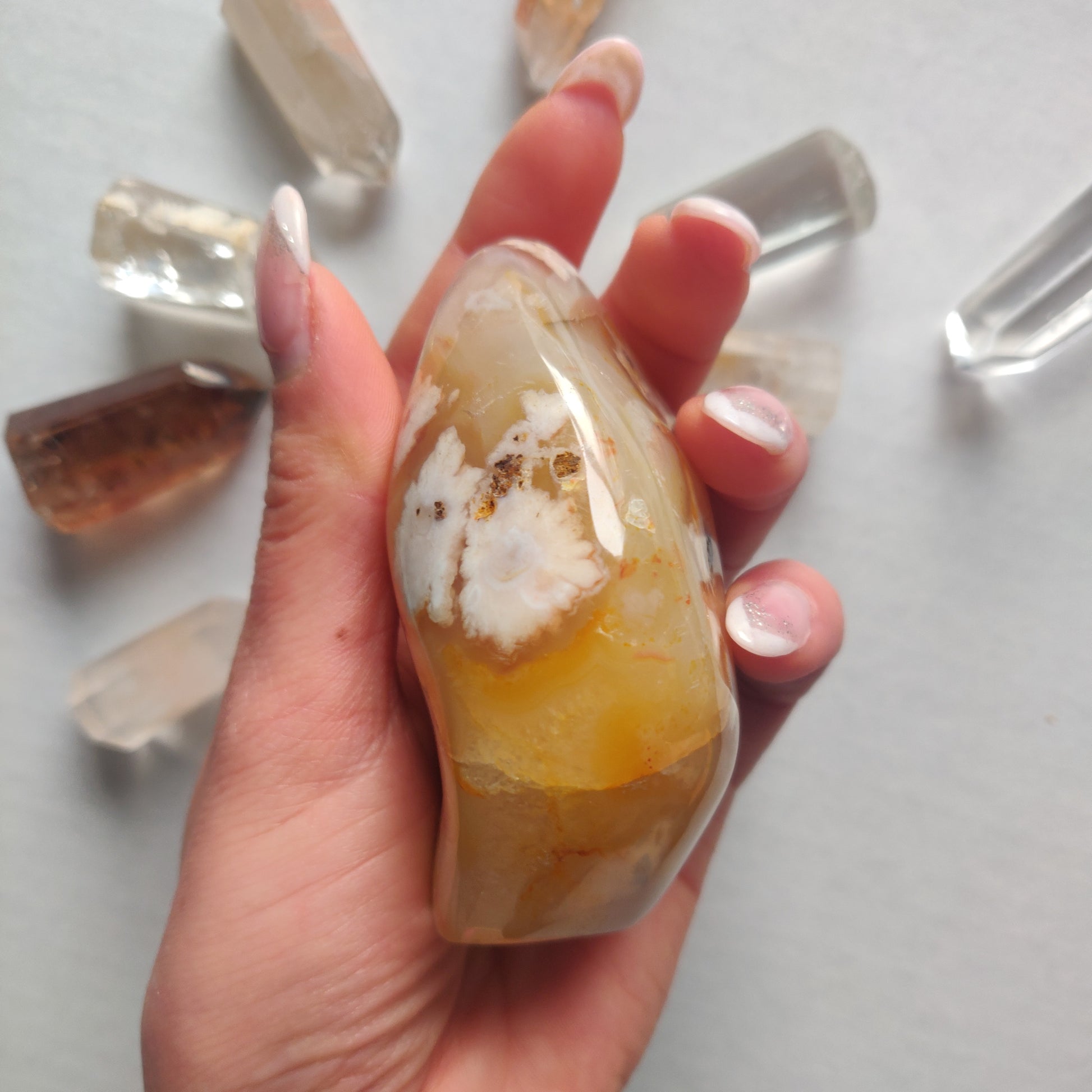Flower Agate Free Form (#4) - Simply Affinity