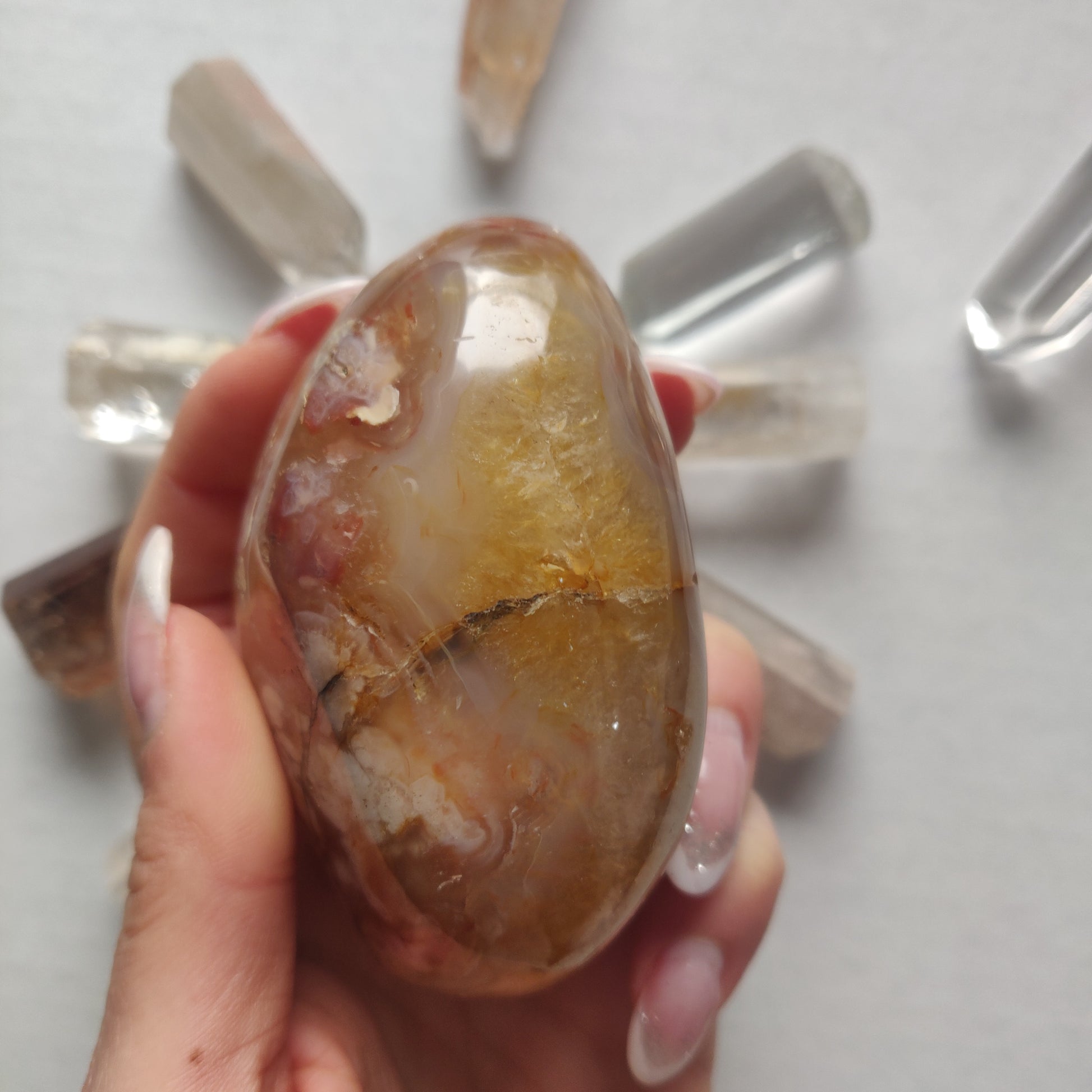 Flower Agate Free Form (#6) - Simply Affinity