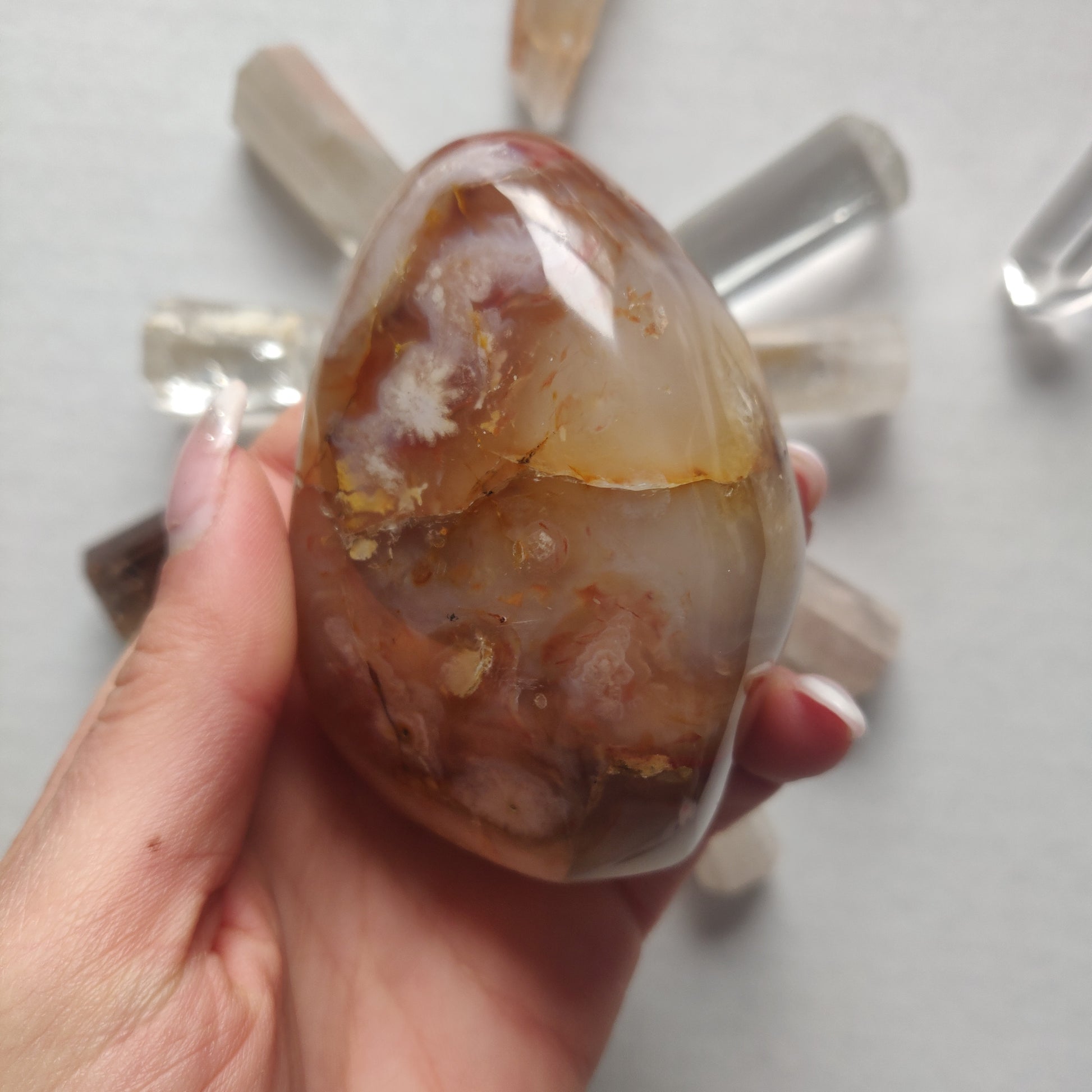 Flower Agate Free Form (#6) - Simply Affinity