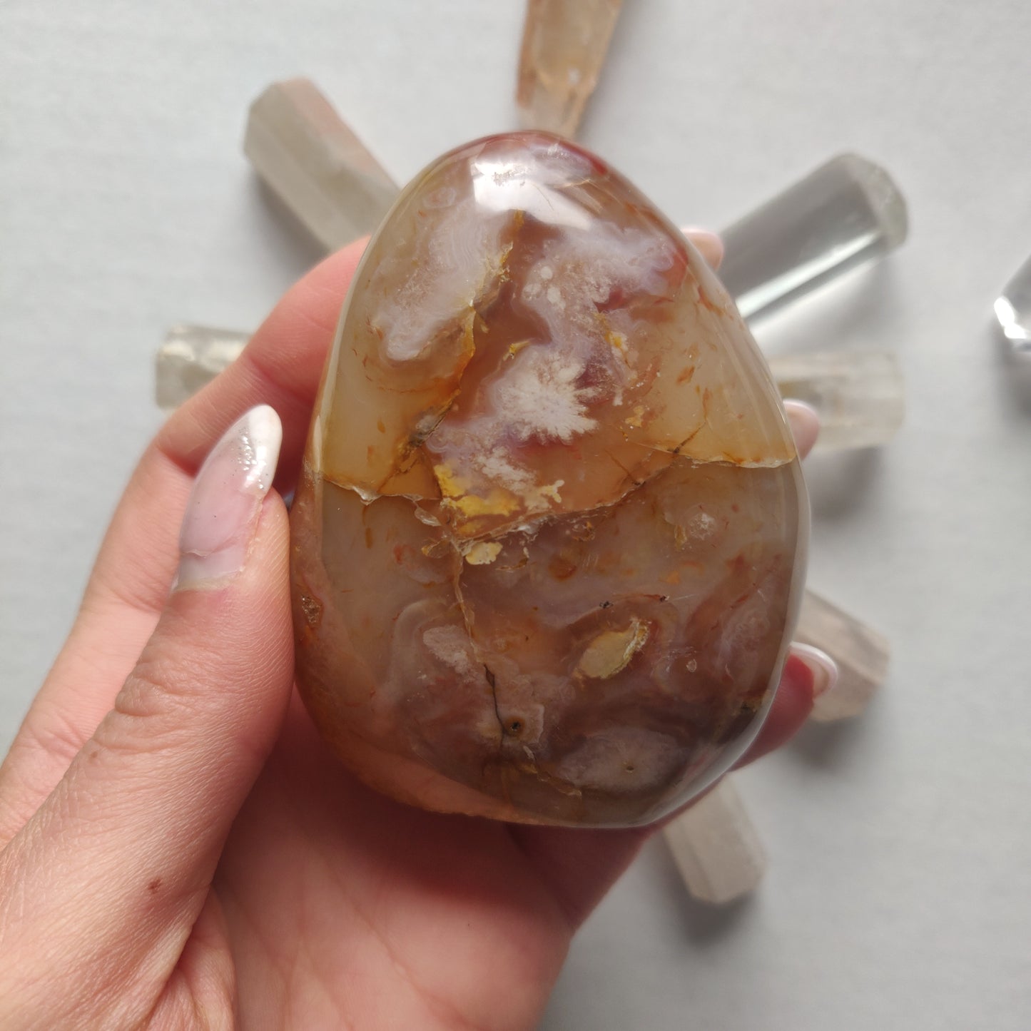 Flower Agate Free Form (#6) - Simply Affinity