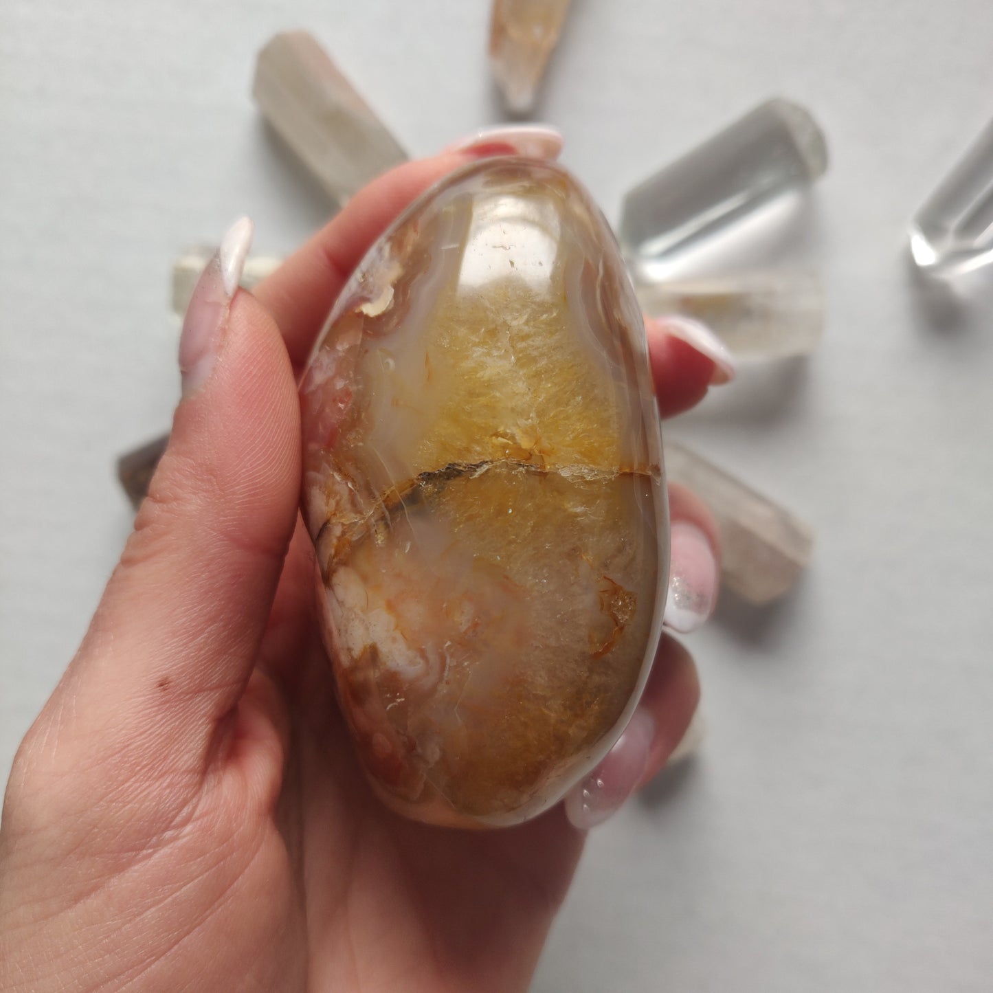 Flower Agate Free Form (#6) - Simply Affinity