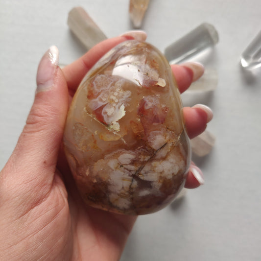 Flower Agate Free Form (#6) - Simply Affinity