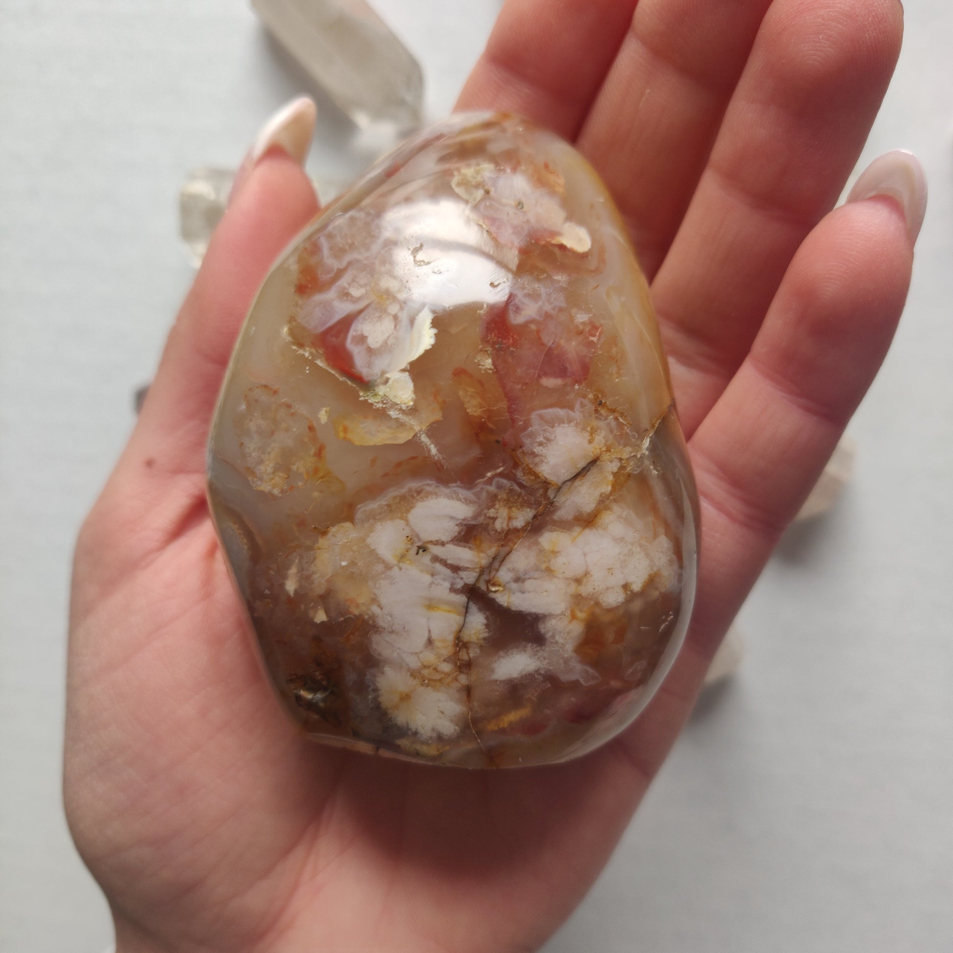Flower Agate Free Form (#6) - Simply Affinity