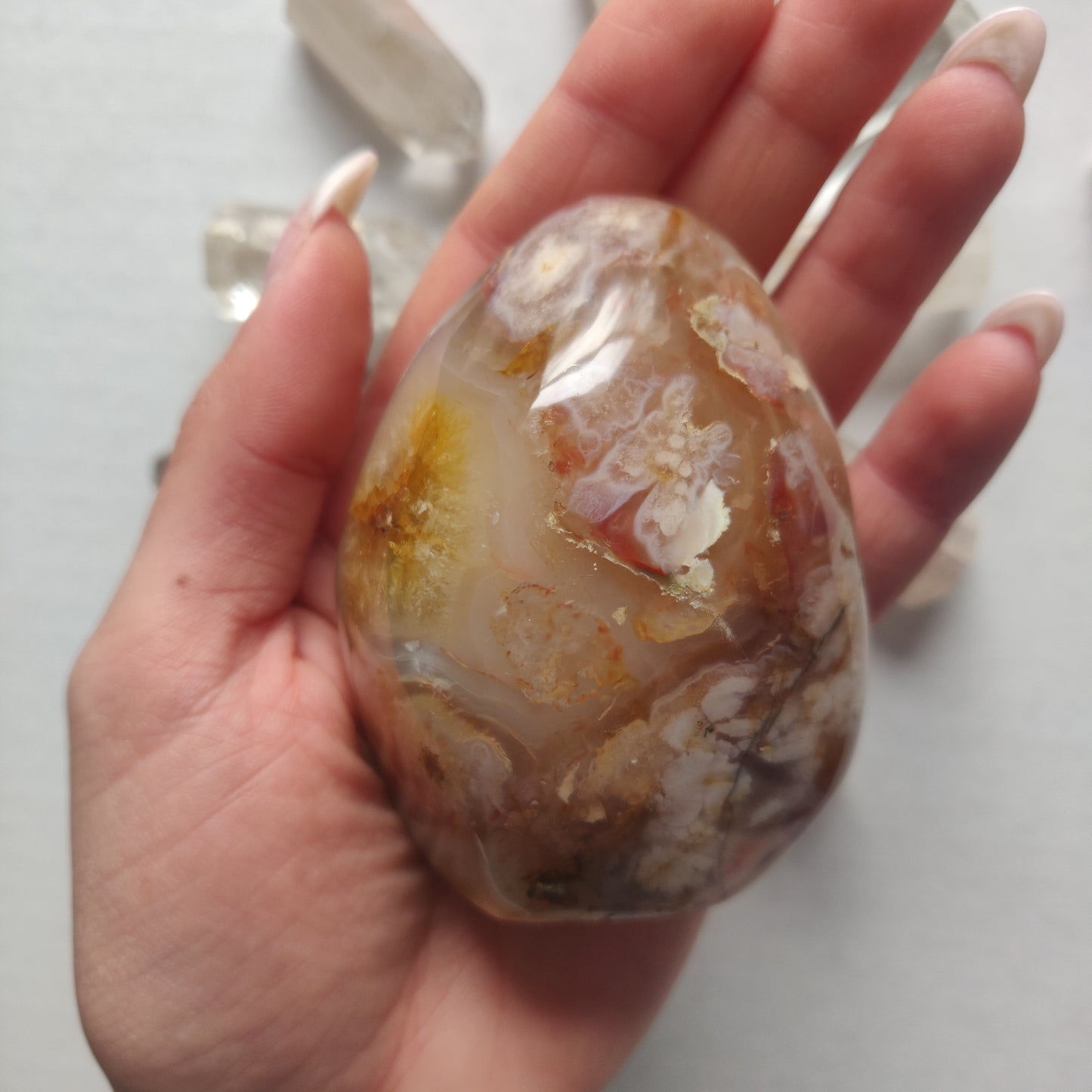 Flower Agate Free Form (#6) - Simply Affinity