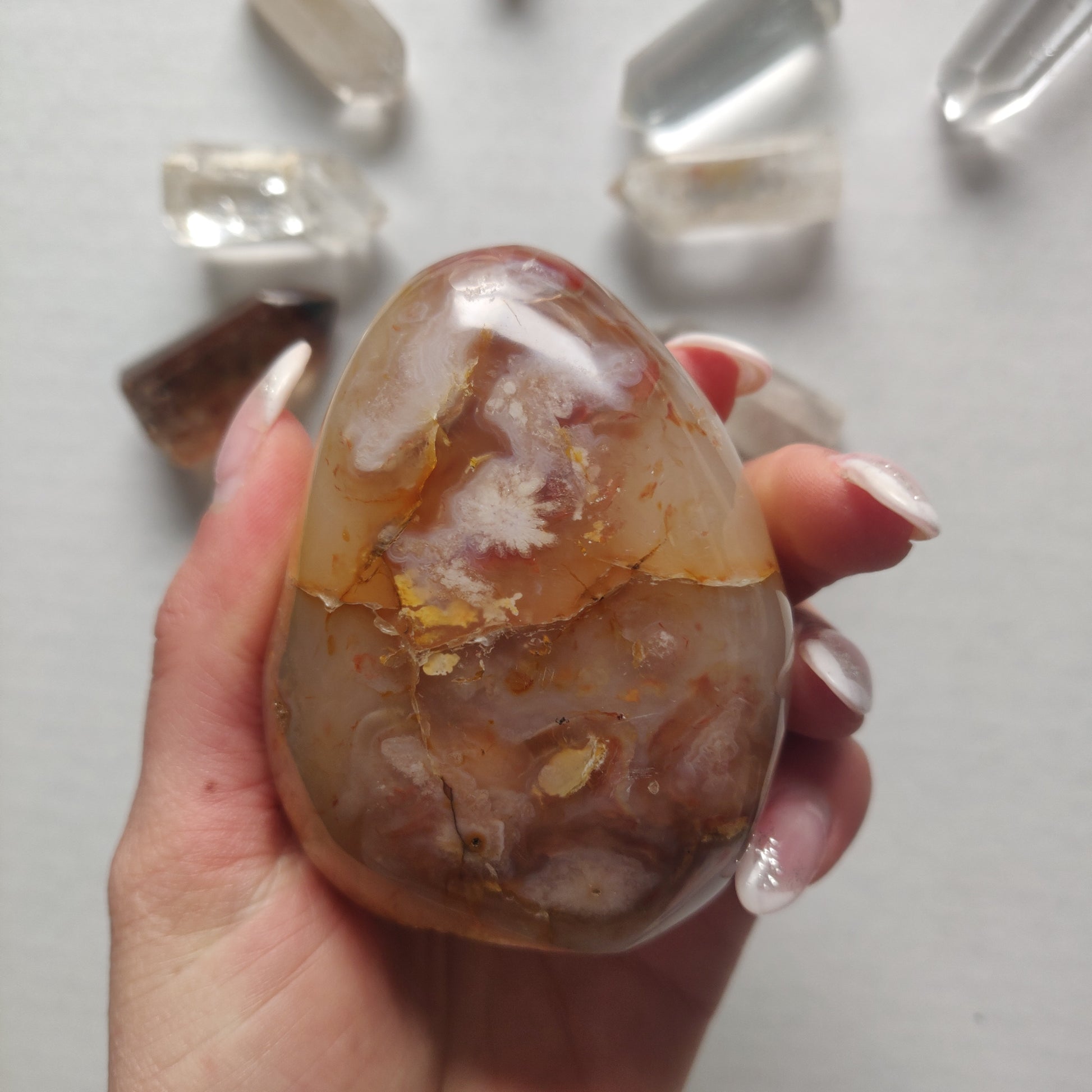 Flower Agate Free Form (#6) - Simply Affinity