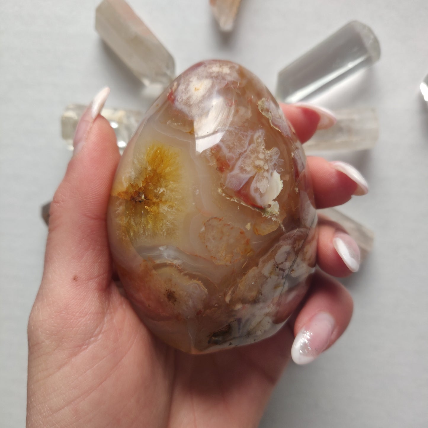 Flower Agate Free Form (#6) - Simply Affinity
