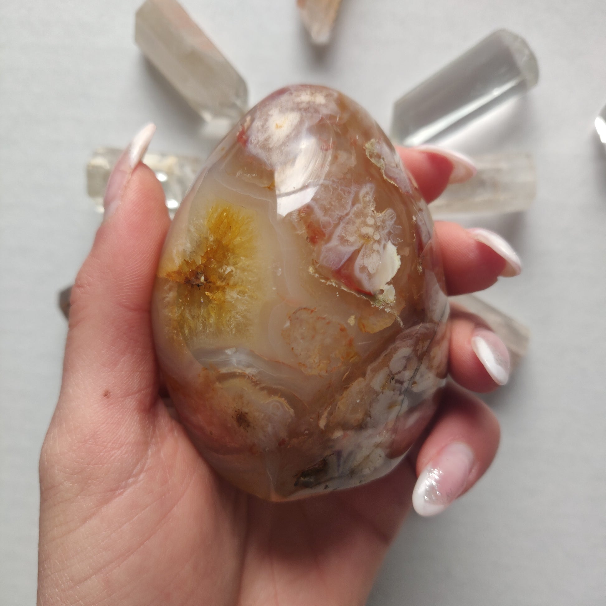 Flower Agate Free Form (#6) - Simply Affinity