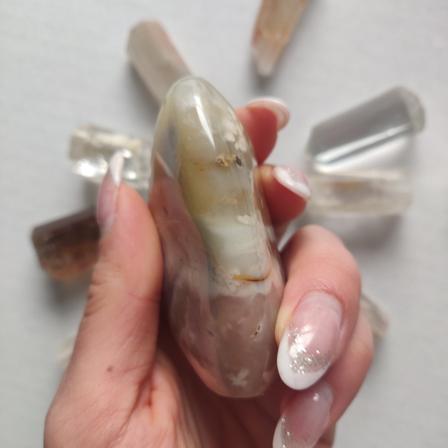 Flower Agate Free Form (#7) - Simply Affinity
