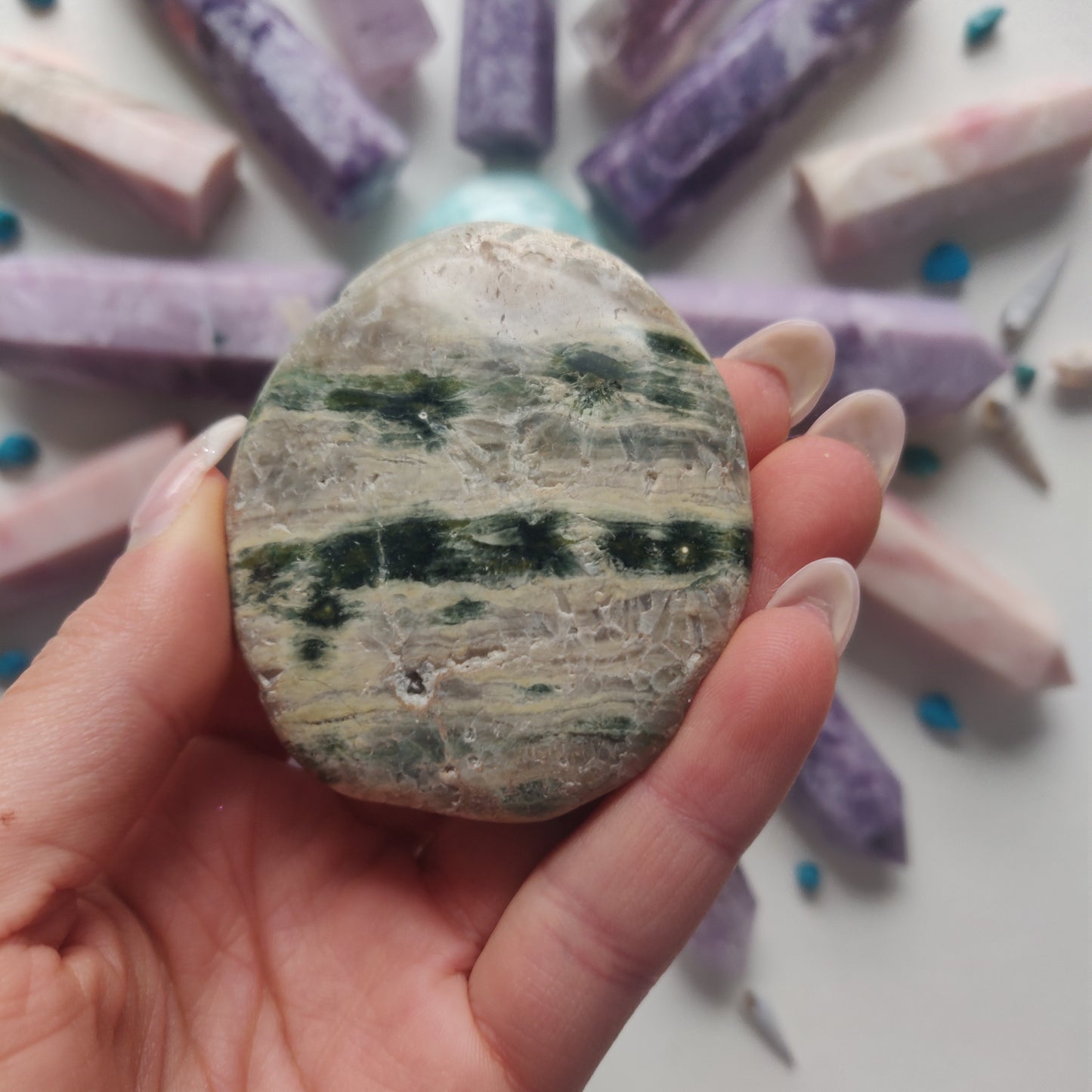 Ocean Jasper Palm Stone (#5) - Simply Affinity