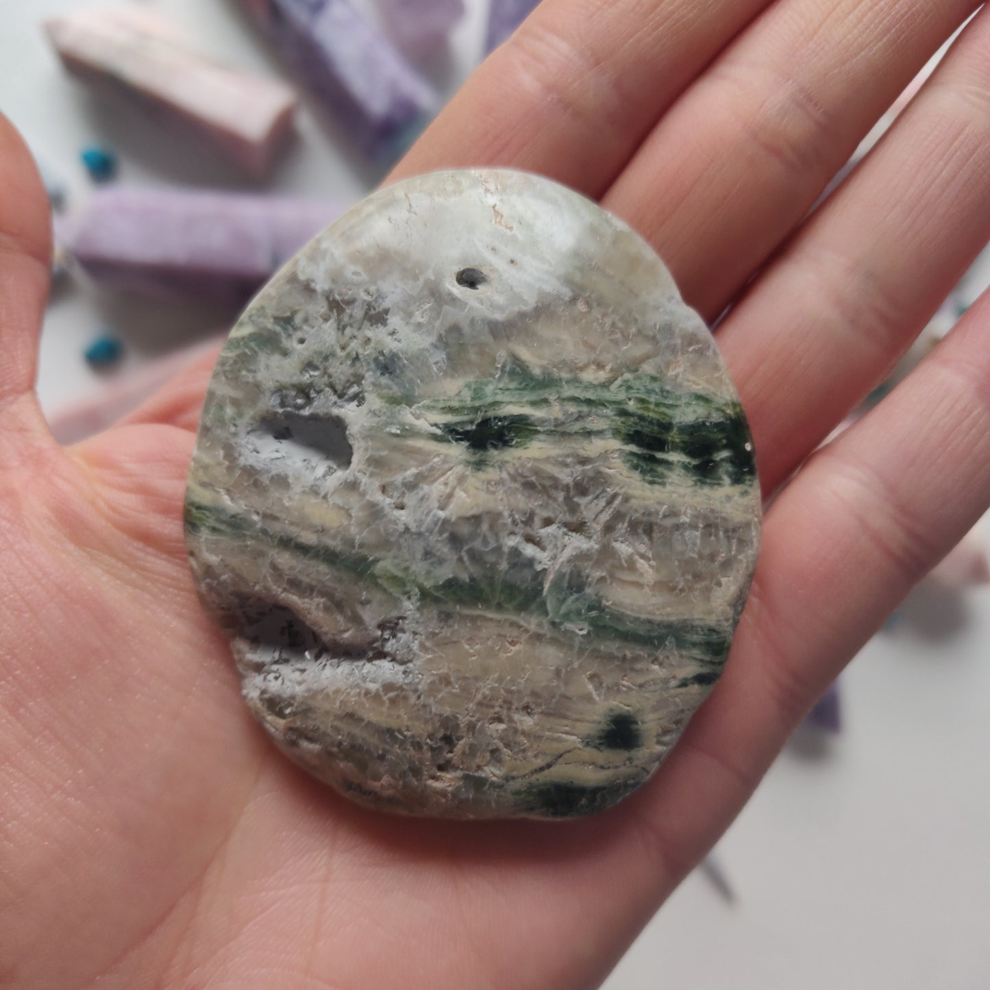 Ocean Jasper Palm Stone (#5) - Simply Affinity