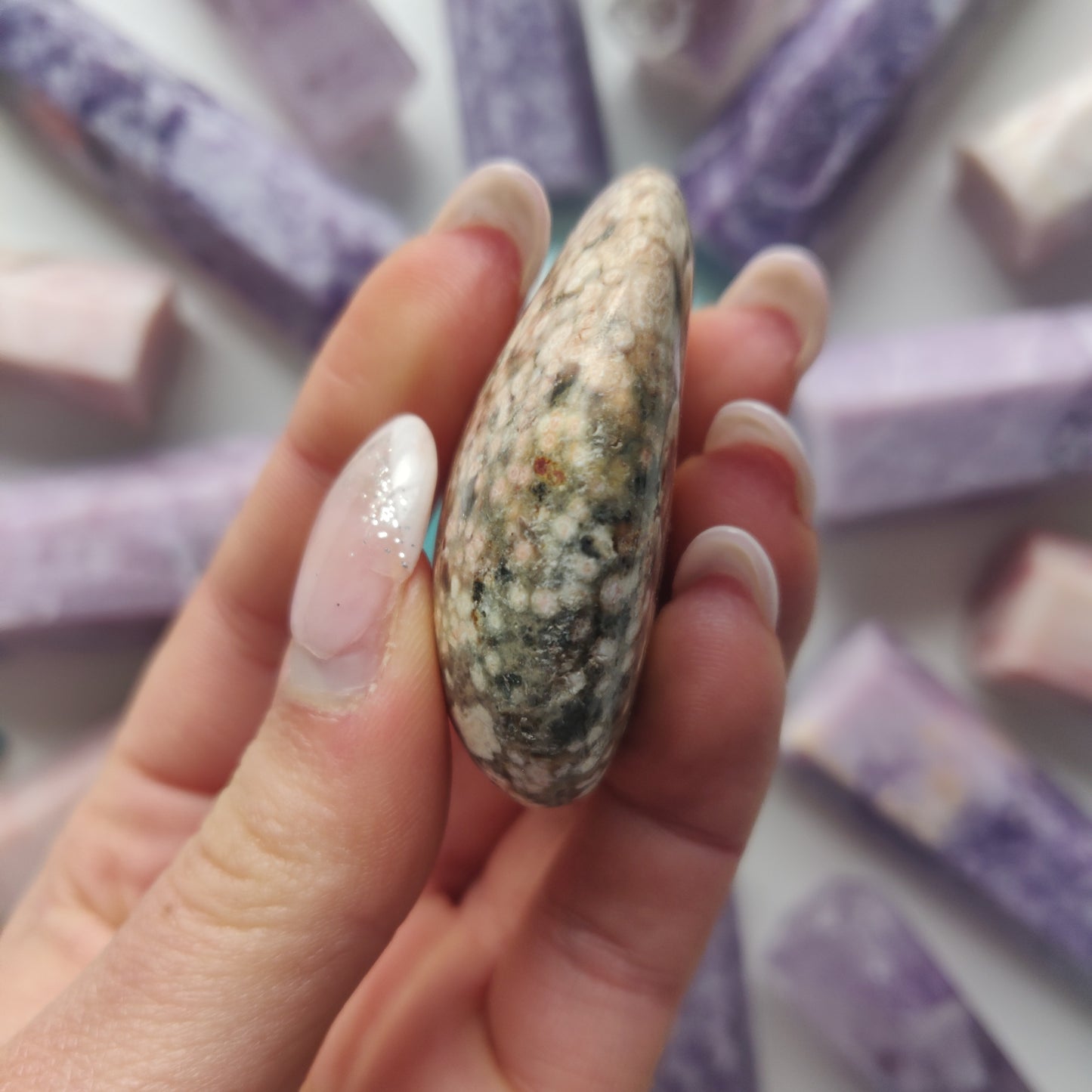 Ocean Jasper Palm Stone (#47) - Simply Affinity