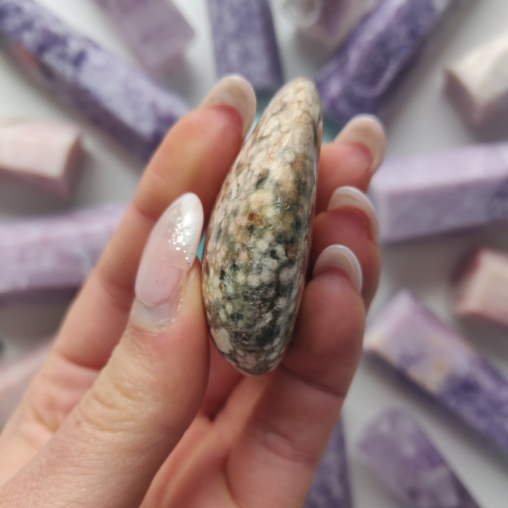 Ocean Jasper Palm Stone (#47) - Simply Affinity