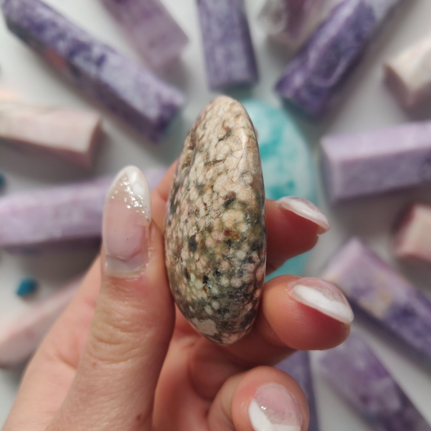 Ocean Jasper Palm Stone (#47) - Simply Affinity