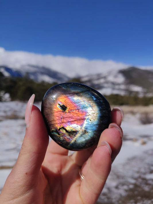 Labradorite Palm Stone (#283) - Simply Affinity