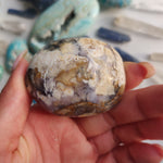 Purple Dendritic Opal Palm Stone (#44A) - Simply Affinity