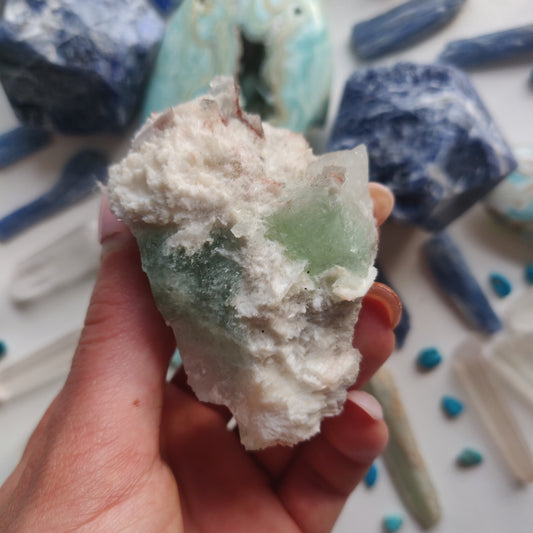 Green Apophyllite Cluster (#6) - Simply Affinity