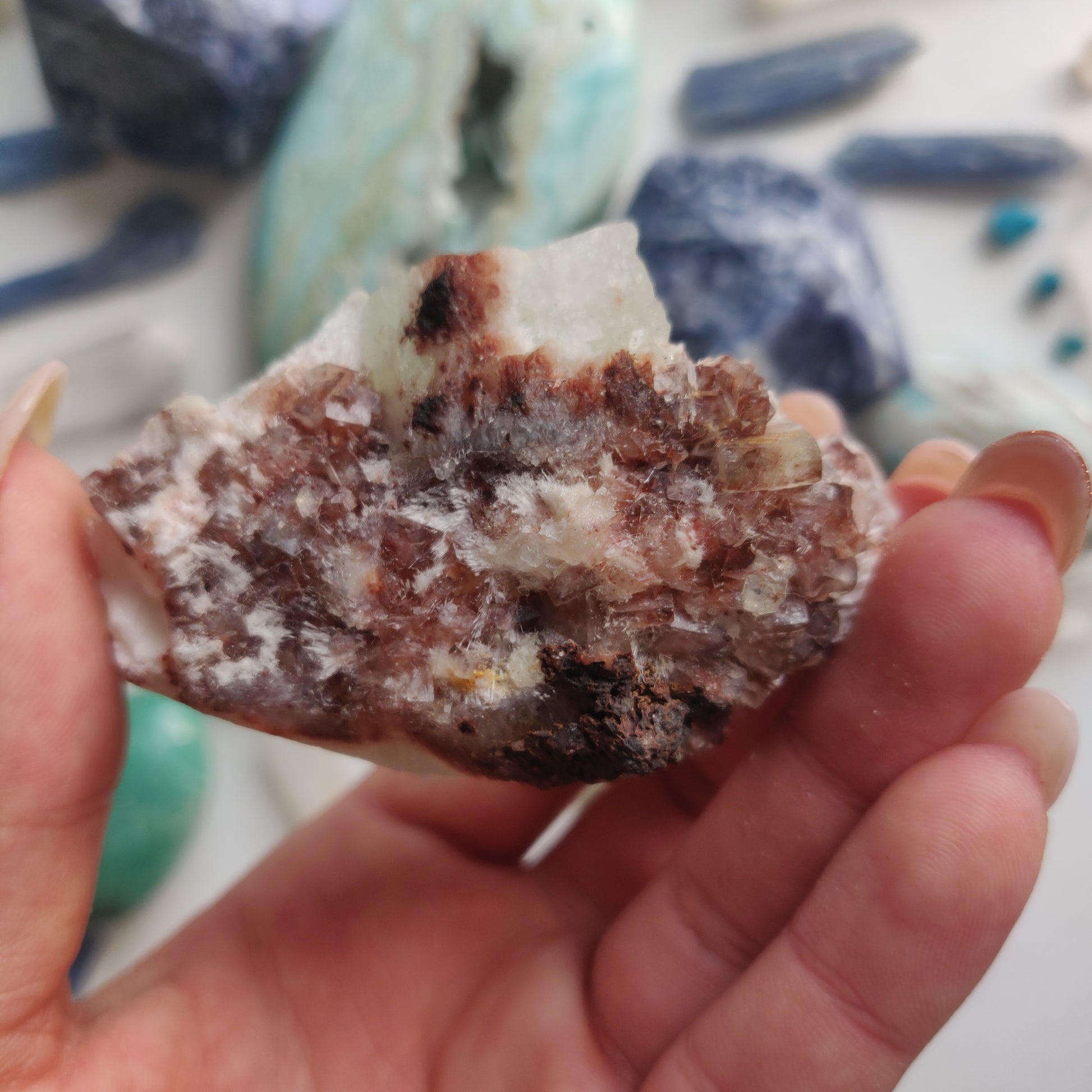Green Apophyllite Cluster (#6) - Simply Affinity