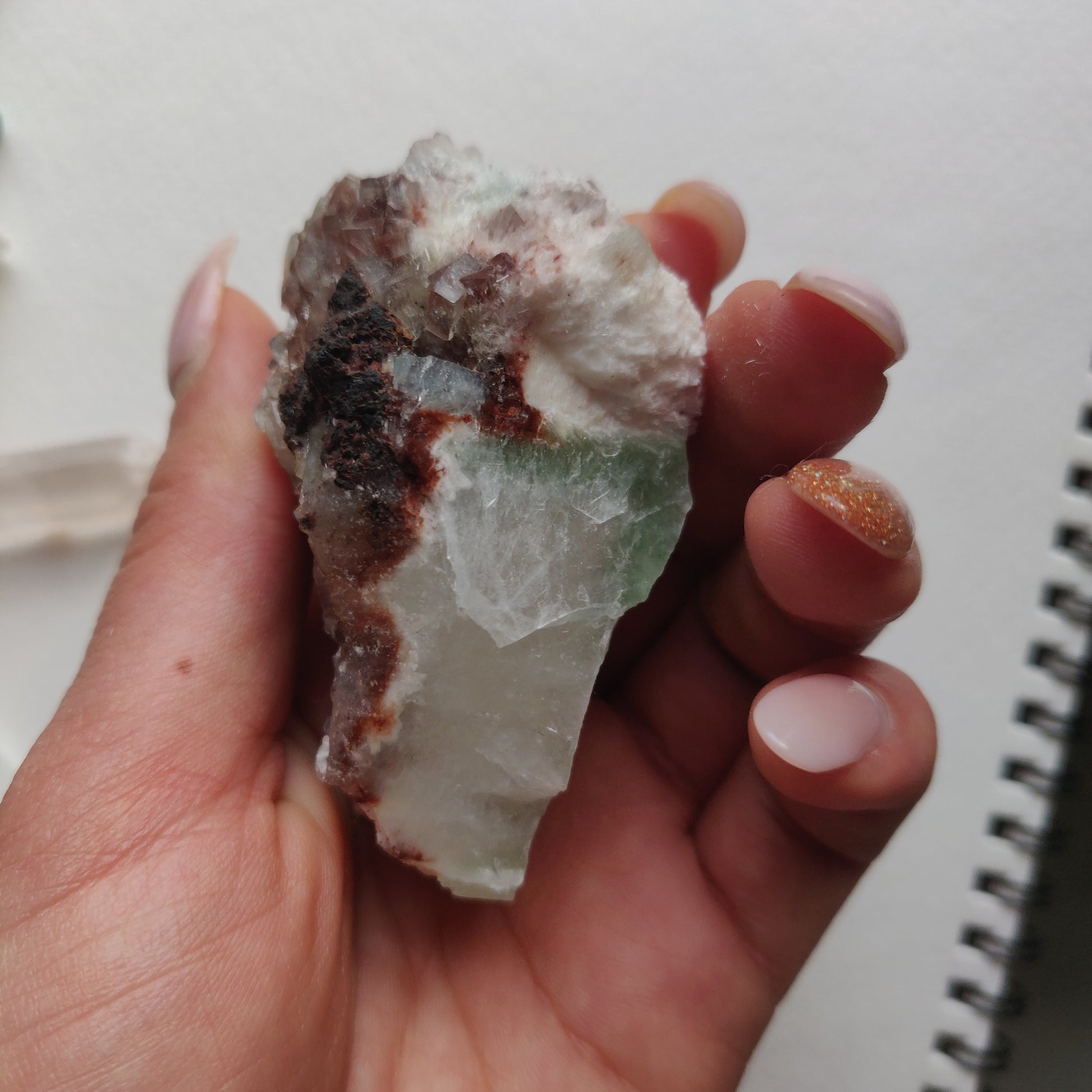 Green Apophyllite Cluster (#6) - Simply Affinity