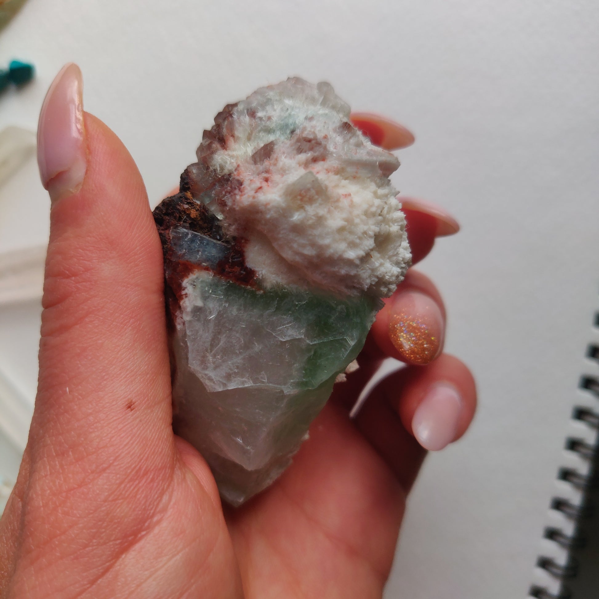 Green Apophyllite Cluster (#6) - Simply Affinity