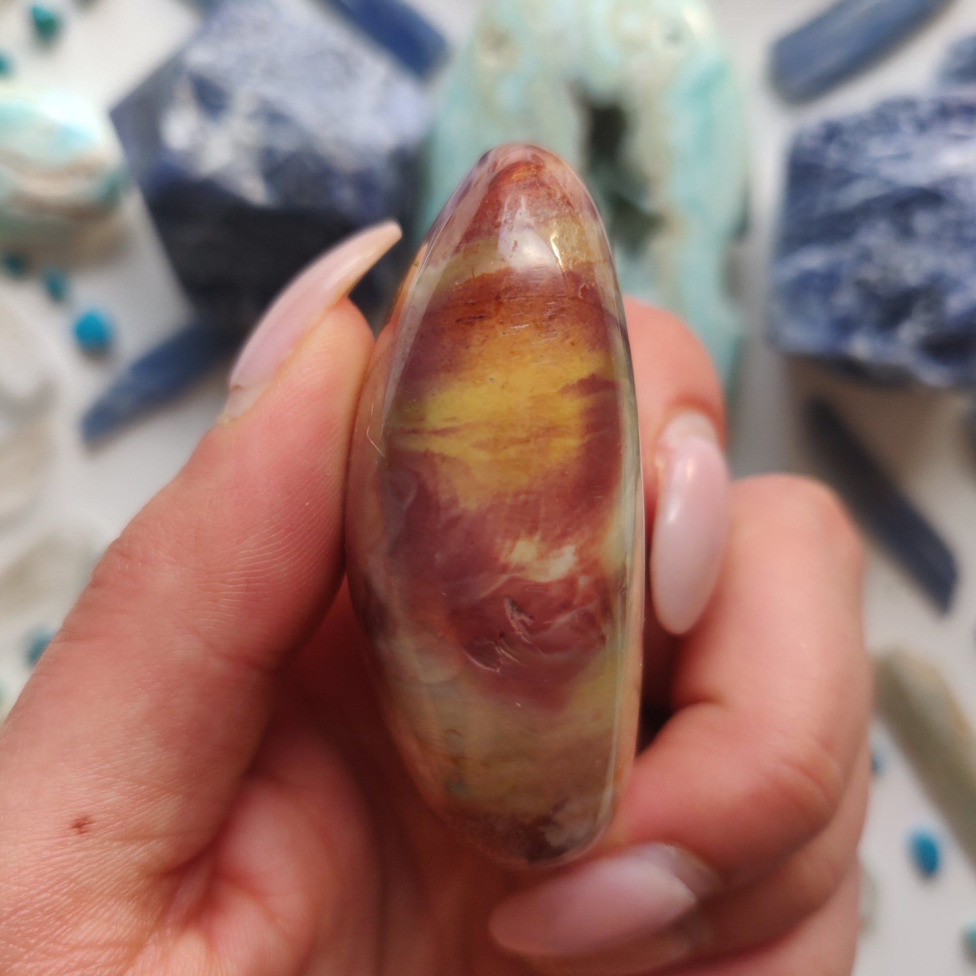 Polychrome Jasper Palm Stone (#5) - Simply Affinity