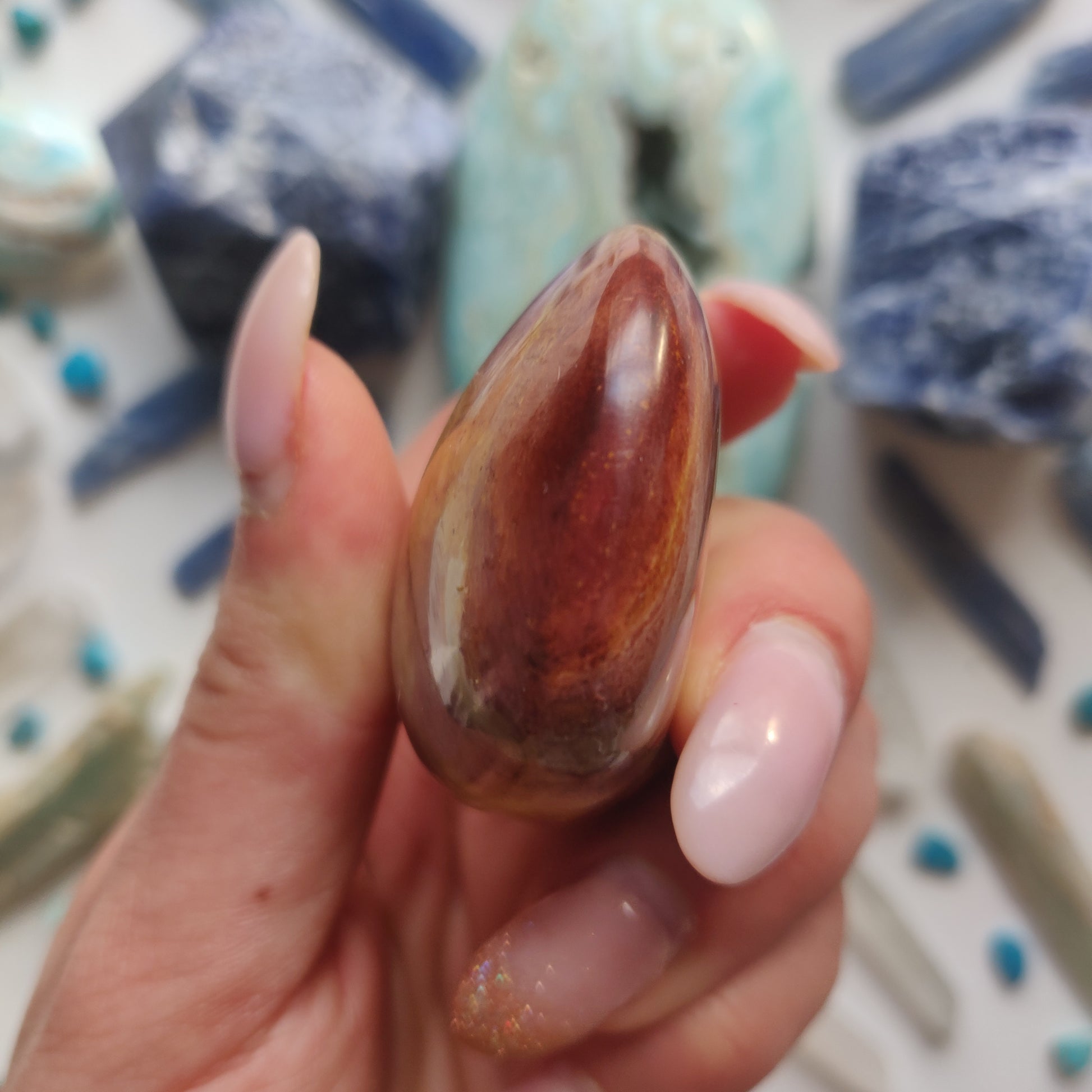 Polychrome Jasper Palm Stone (#5) - Simply Affinity