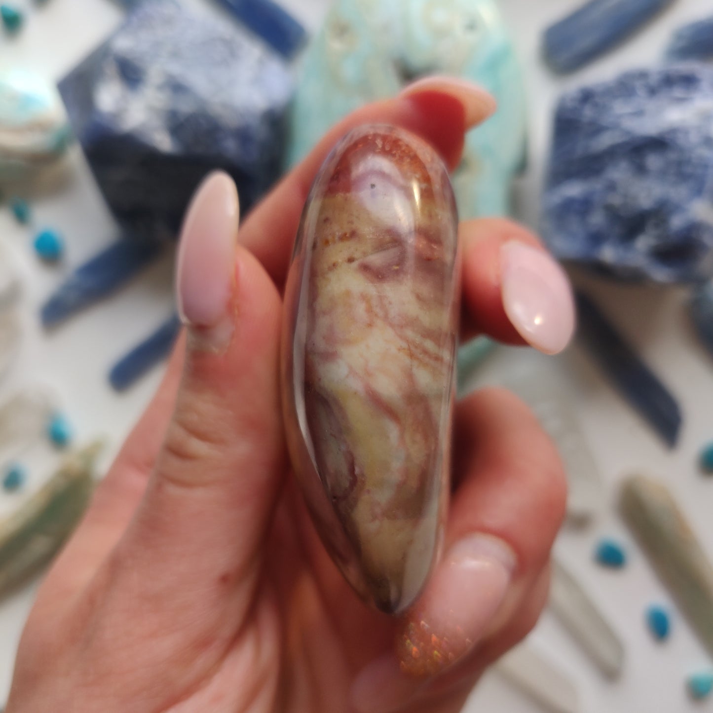 Polychrome Jasper Palm Stone (#5) - Simply Affinity