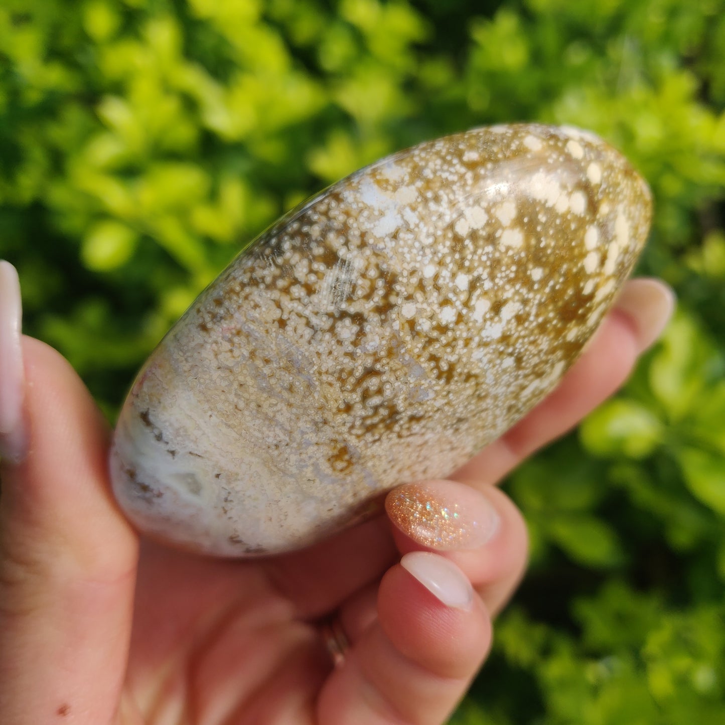 Ocean Jasper Palm Stone (#2) - Simply Affinity