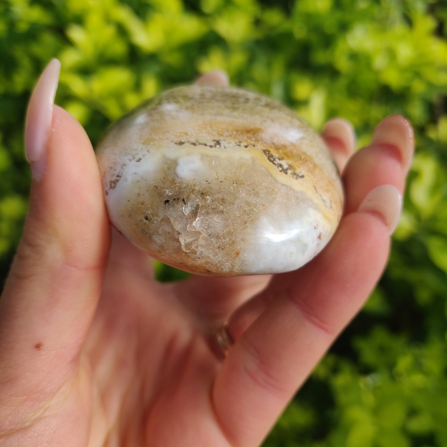 Ocean Jasper Palm Stone (#2) - Simply Affinity